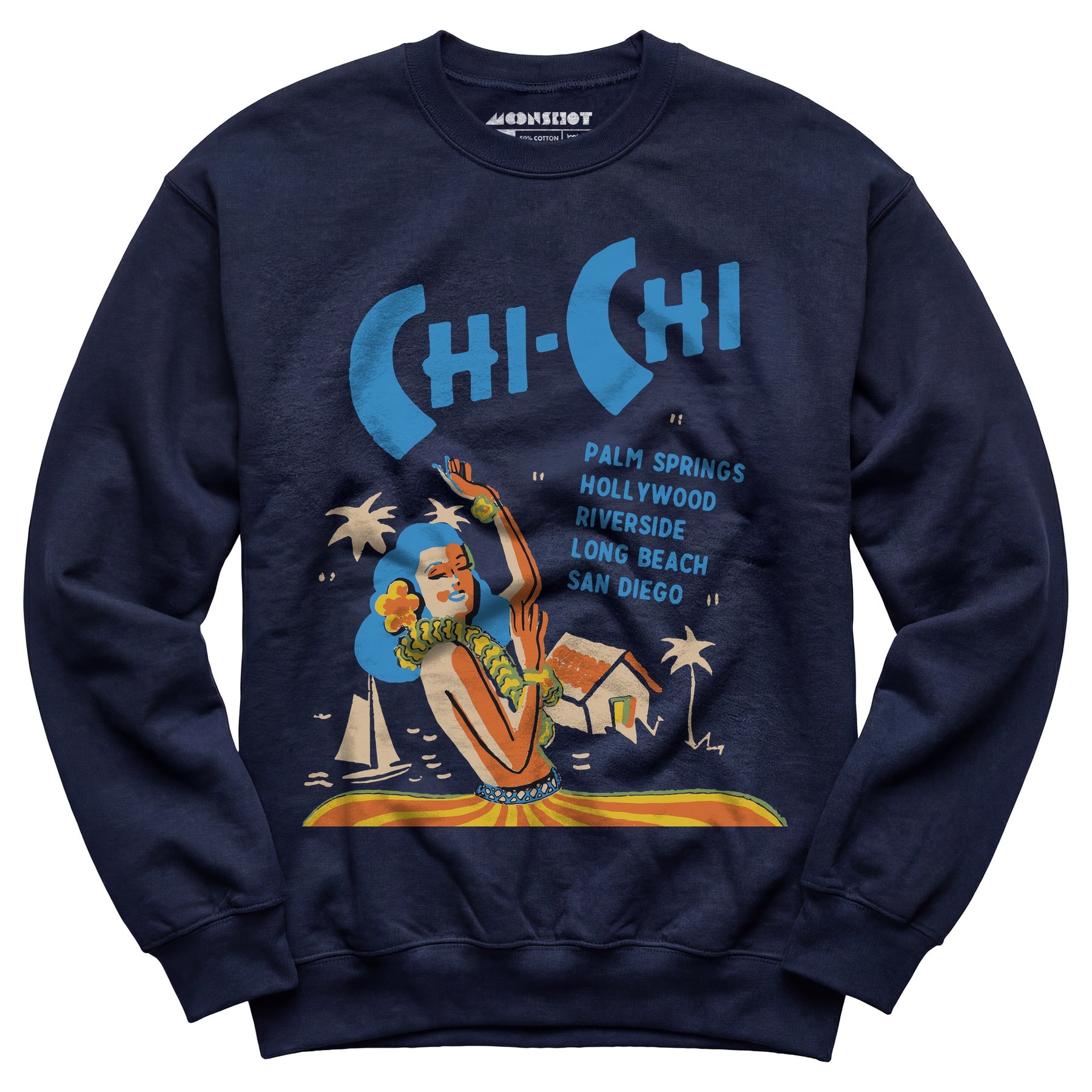 Chi Chi Supper Club - California - Vintage Tiki Bar - Unisex Sweatshirt