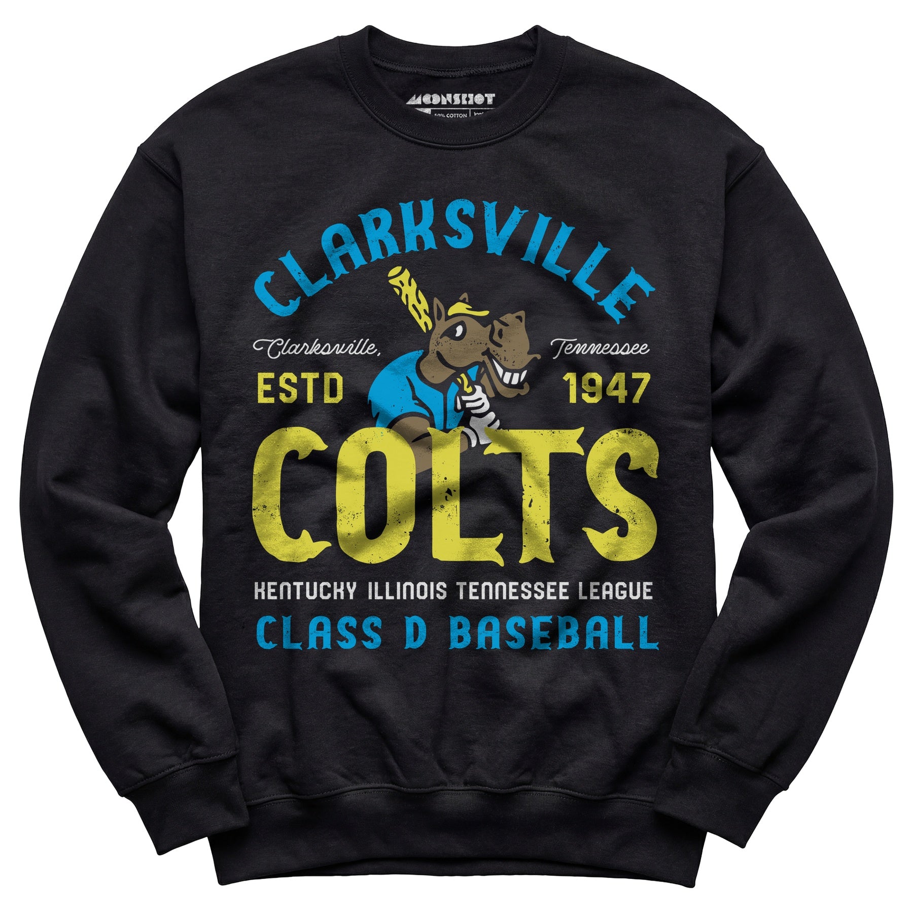 Clarksville Colts - Tennessee - Vintage Defunct Baseball Teams - Unisex Sweatshirt
