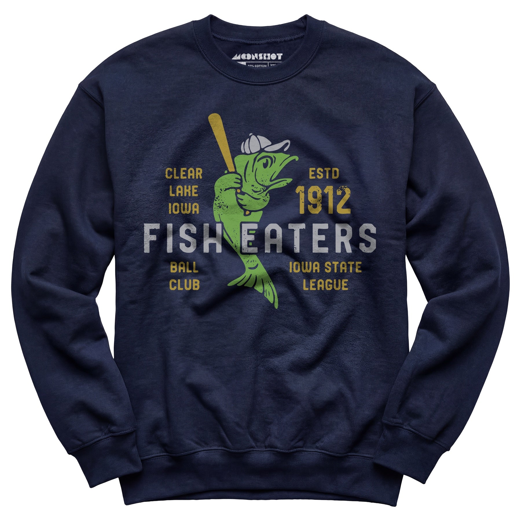 Clear Lake Fish Eaters - Iowa - Vintage Defunct Baseball Teams - Unisex Sweatshirt