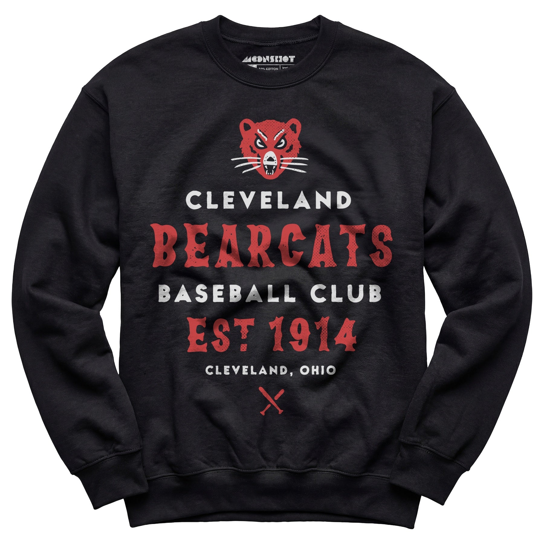 Cleveland Bearcats - Ohio - Vintage Defunct Baseball Teams - Unisex Sweatshirt
