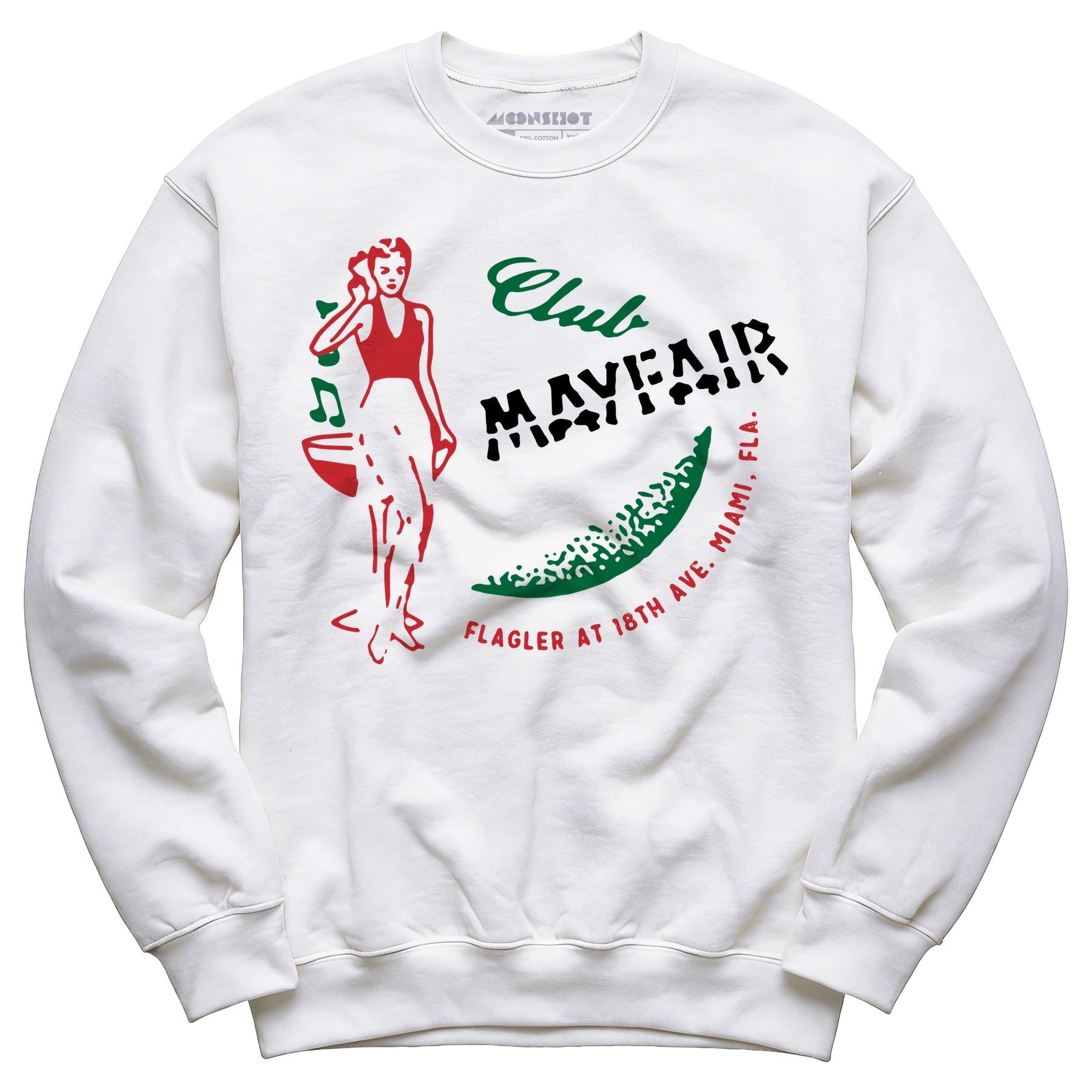 Club Mayfair - Miami, FL - Vintage Restaurant - Unisex Sweatshirt