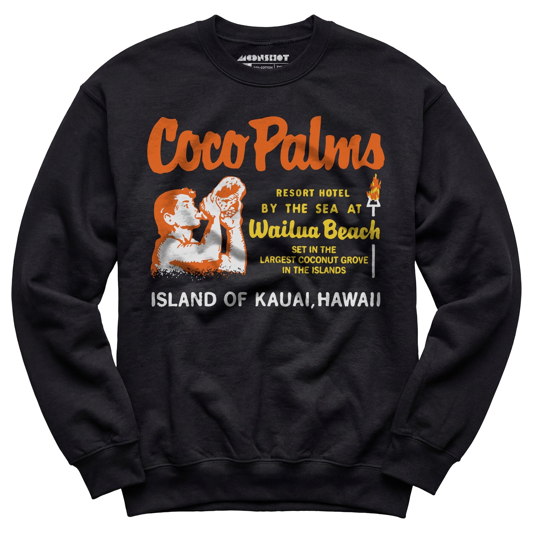 Coco Palms v2 - Hawaii - Vintage Tiki Bar - Unisex Sweatshirt