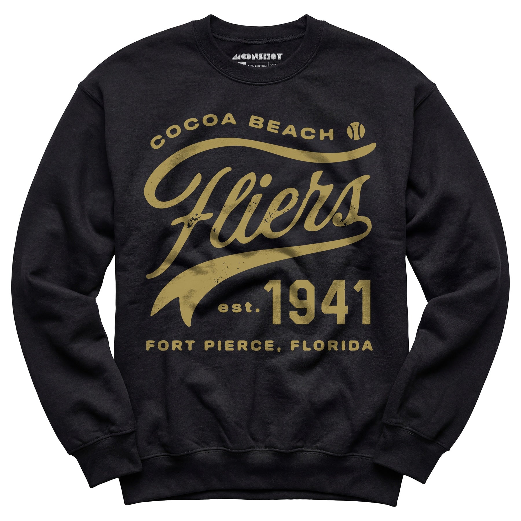 Cocoa Beach Fliers - Florida - Vintage Defunct Baseball Teams - Unisex Sweatshirt