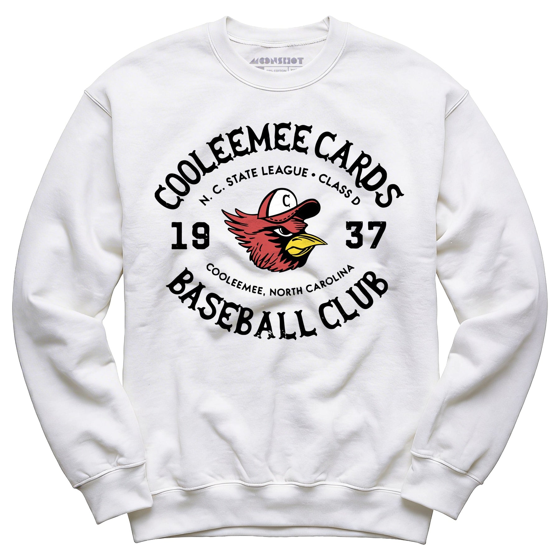 Cooleemee Cards - North Carolina - Vintage Defunct Baseball Teams - Unisex Sweatshirt