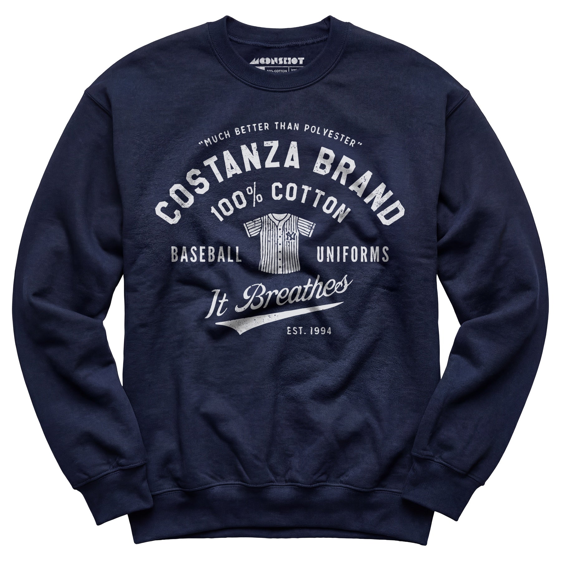 Costanza Brand Cotton Baseball Uniforms - Unisex Sweatshirt