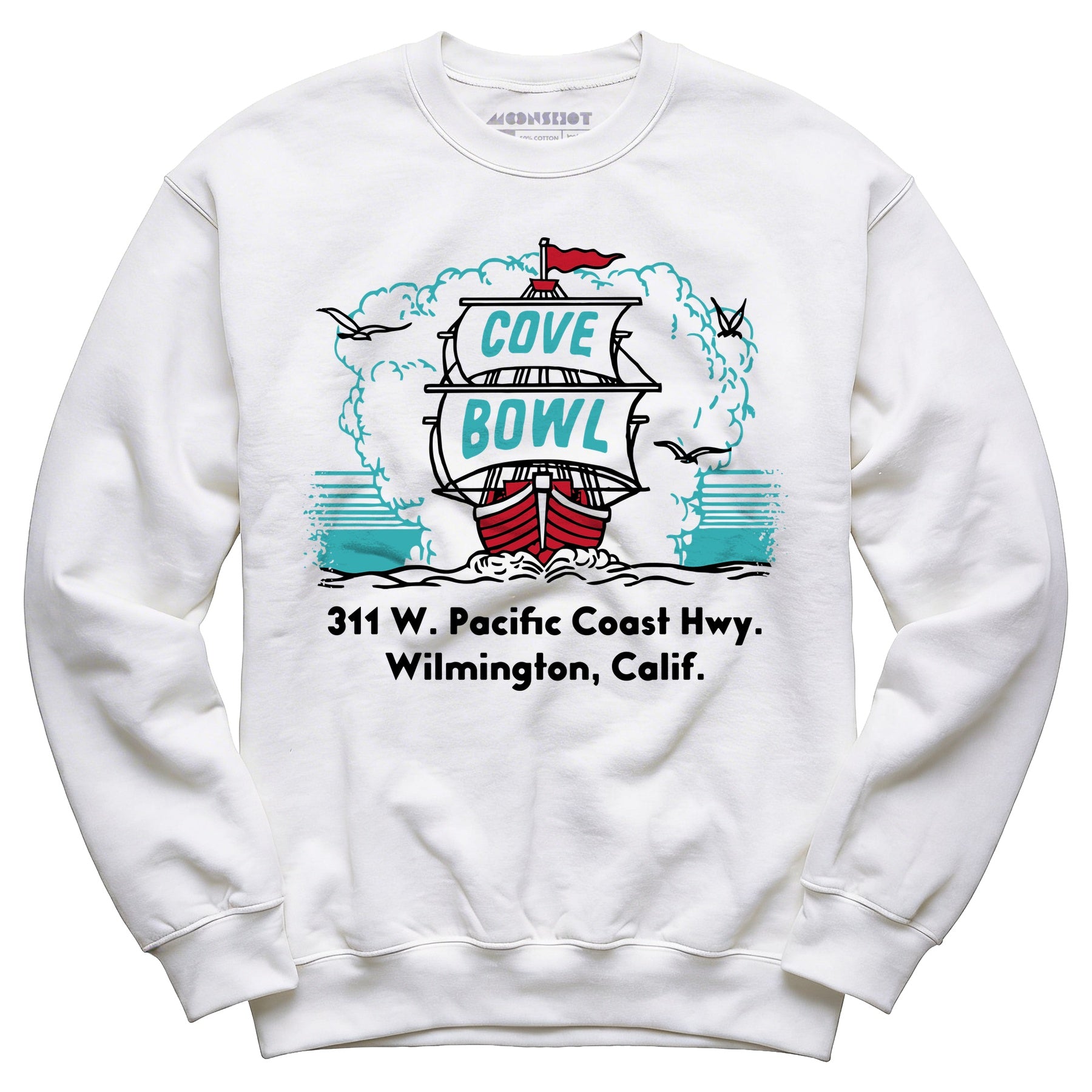 Cove Bowl - Wilmington, CA - Vintage Bowling Alley - Unisex Sweatshirt