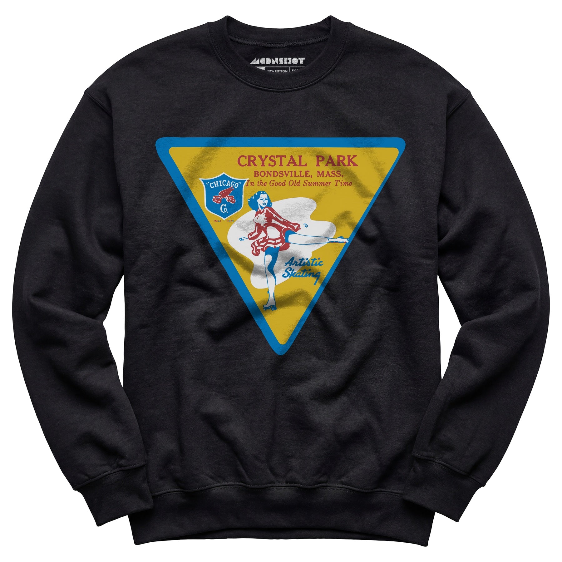Crystal Park - Bondsville, MA - Vintage Roller Rink - Unisex Sweatshirt