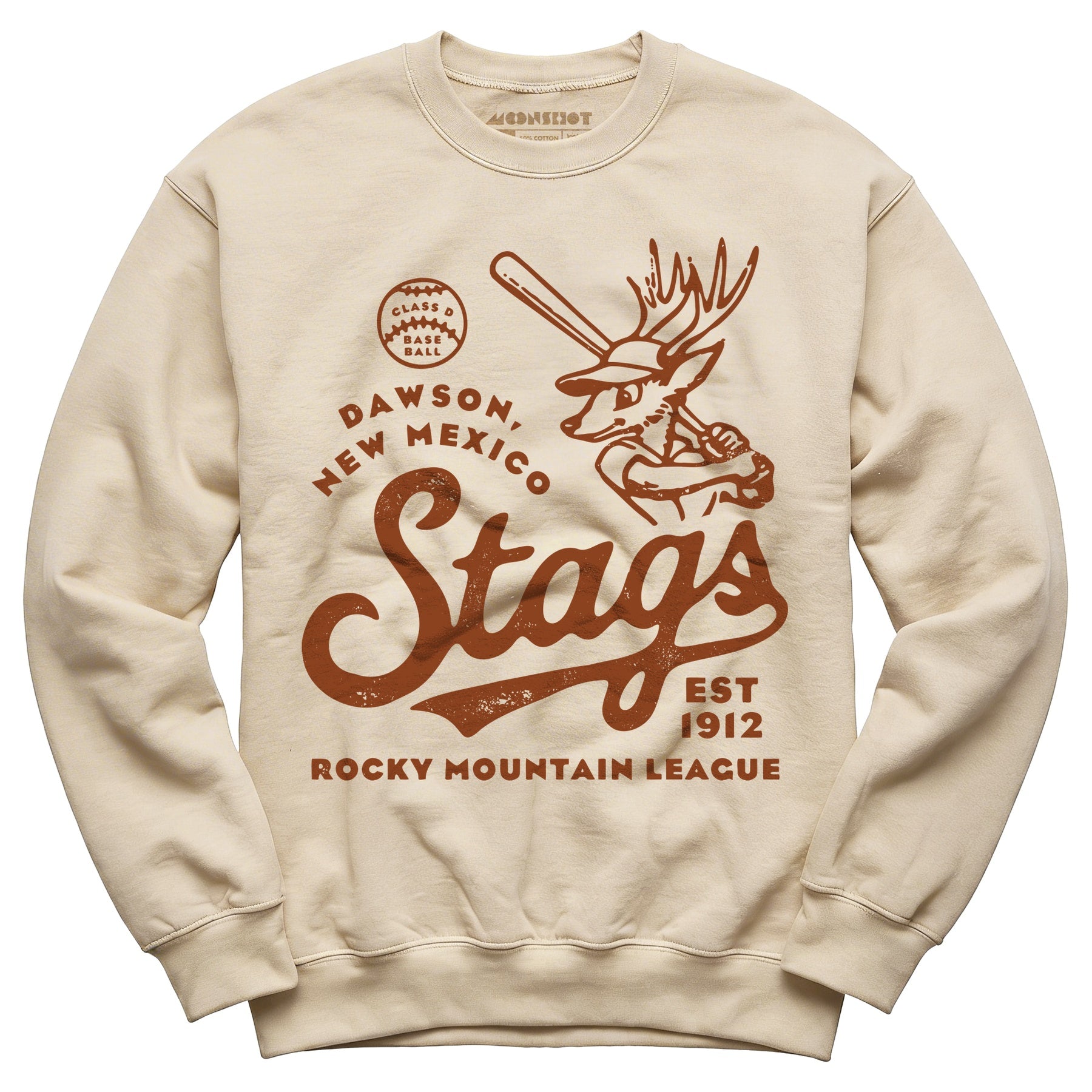 Dawson Stags - New Mexico - Vintage Defunct Baseball Teams - Unisex Sweatshirt