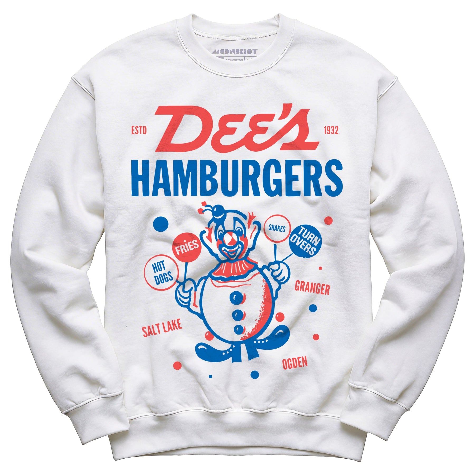 Dee's Hamburgers - Salt Lake City, UT - Vintage Restaurant - Unisex Sweatshirt