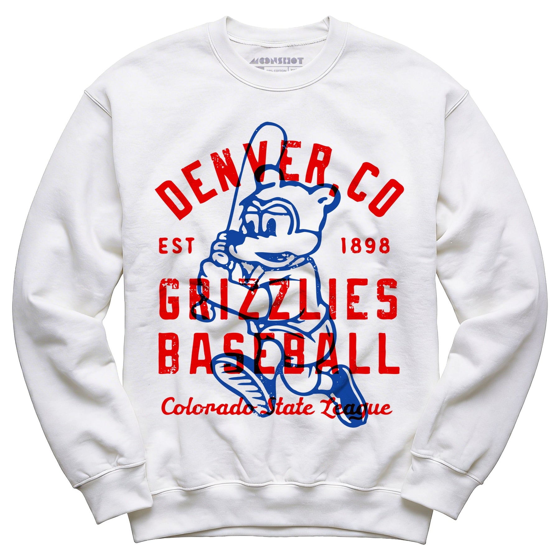 Denver Grizzlies - Colorado - Vintage Defunct Baseball Teams - Unisex Sweatshirt