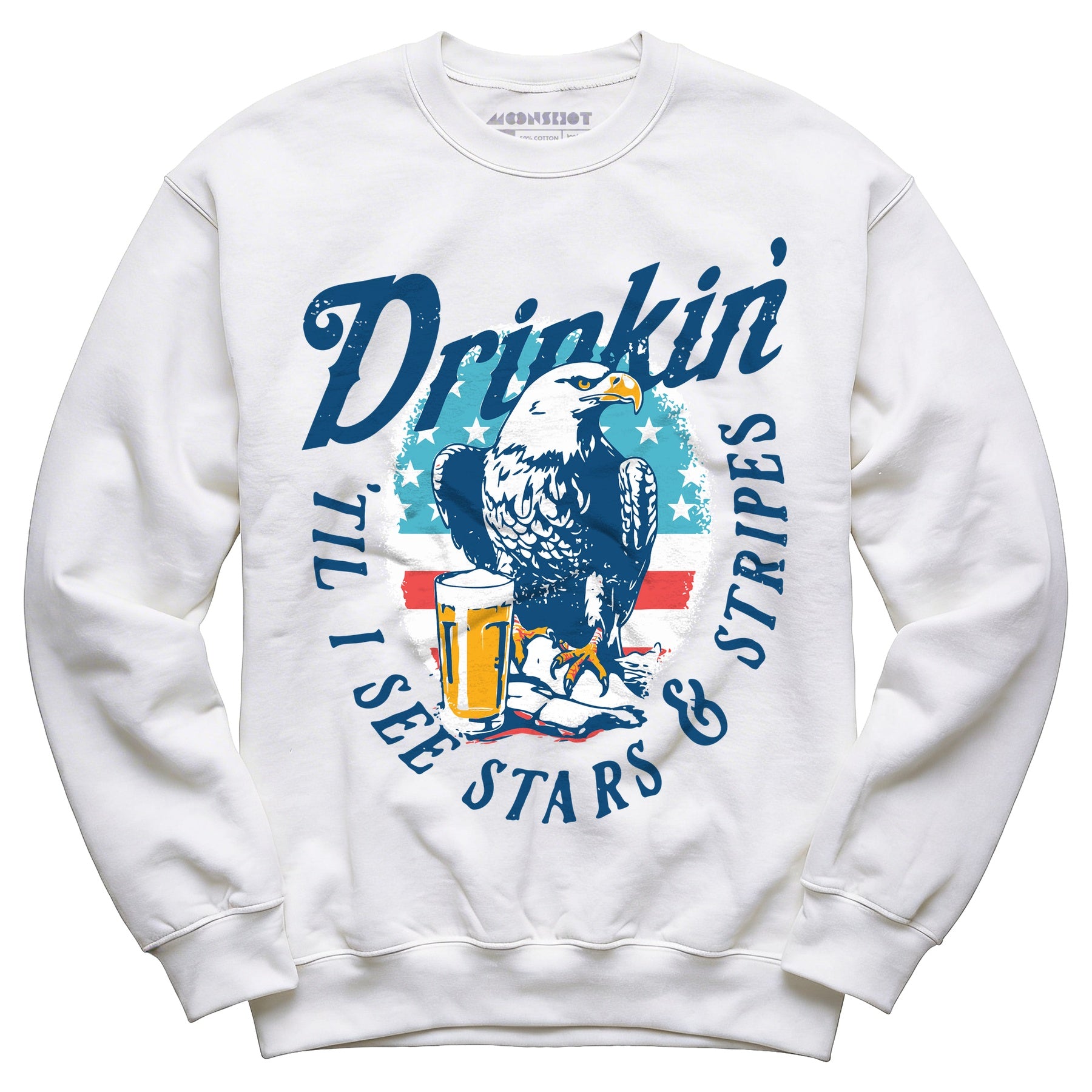 Drinkin' 'Til I See Stars & Stripes - Unisex Sweatshirt