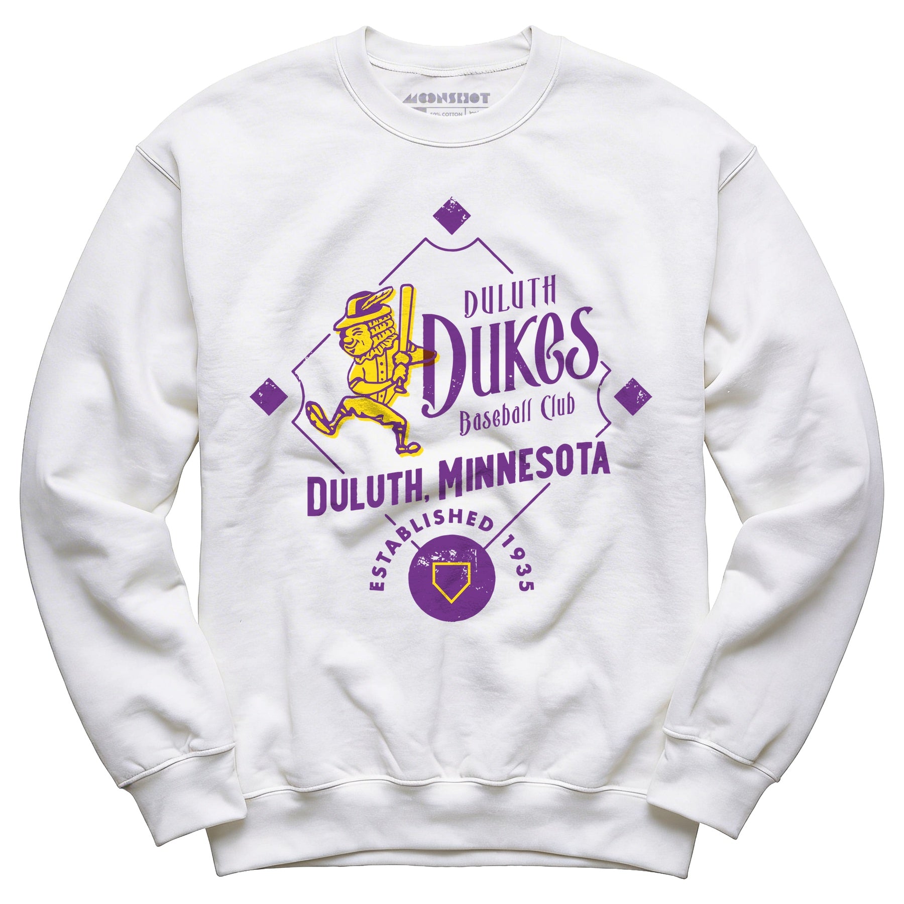 Duluth Dukes - Minnesota - Vintage Defunct Baseball Teams - Unisex Sweatshirt