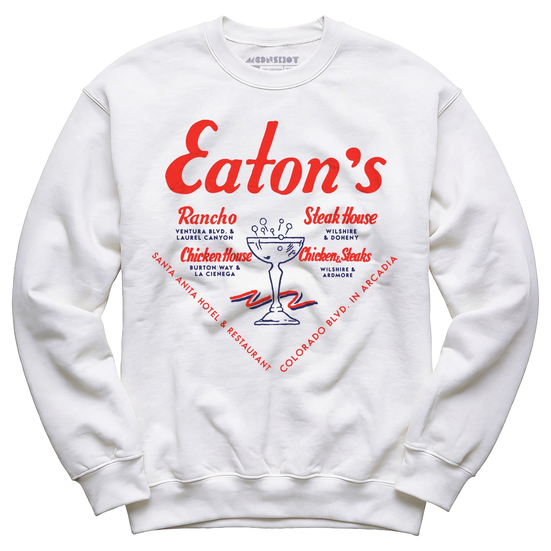 Eatons Restaurants - Los Angeles, CA - Vintage Restaurant - Unisex Sweatshirt