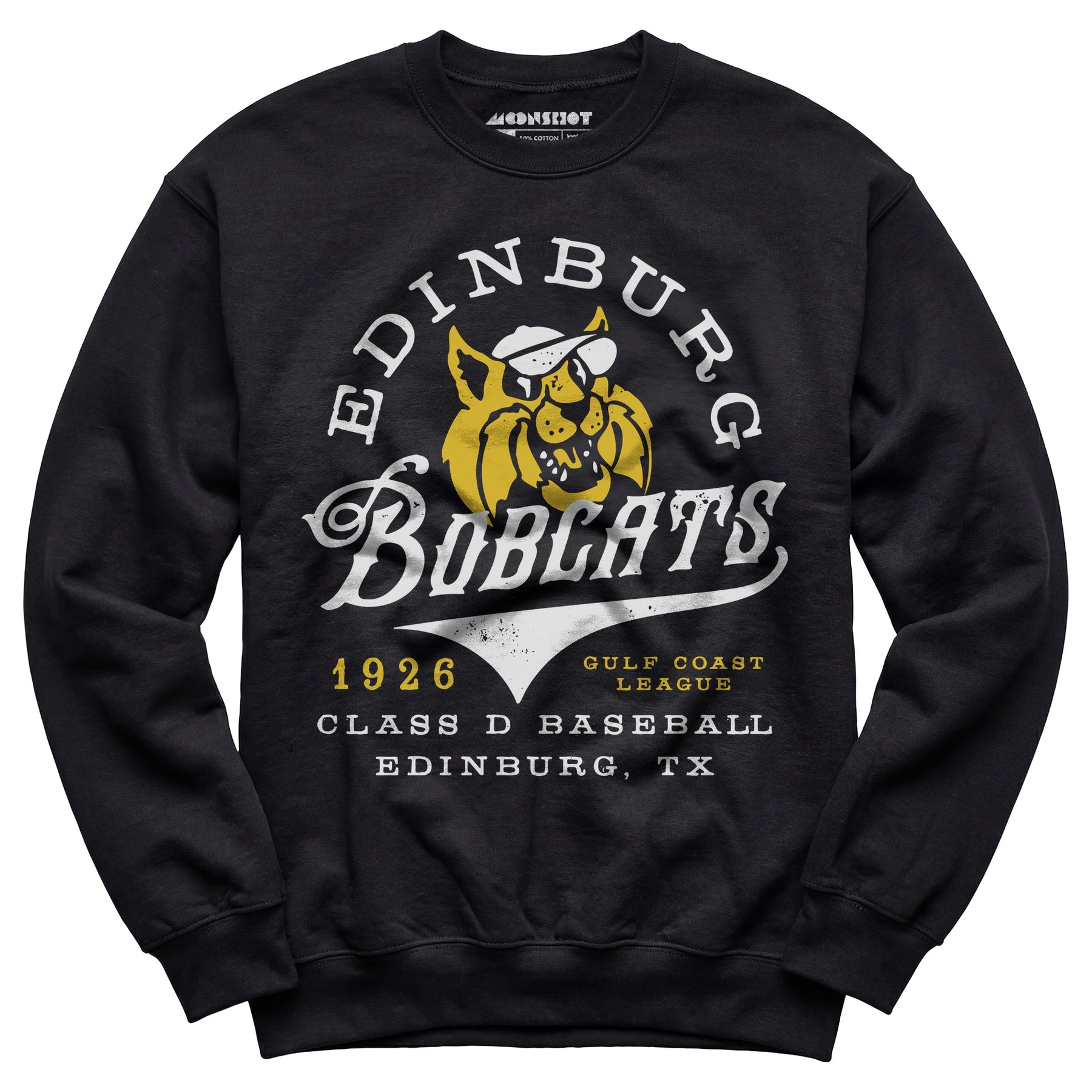 Edinburg Bobcats - Texas - Vintage Defunct Baseball Teams - Unisex Sweatshirt