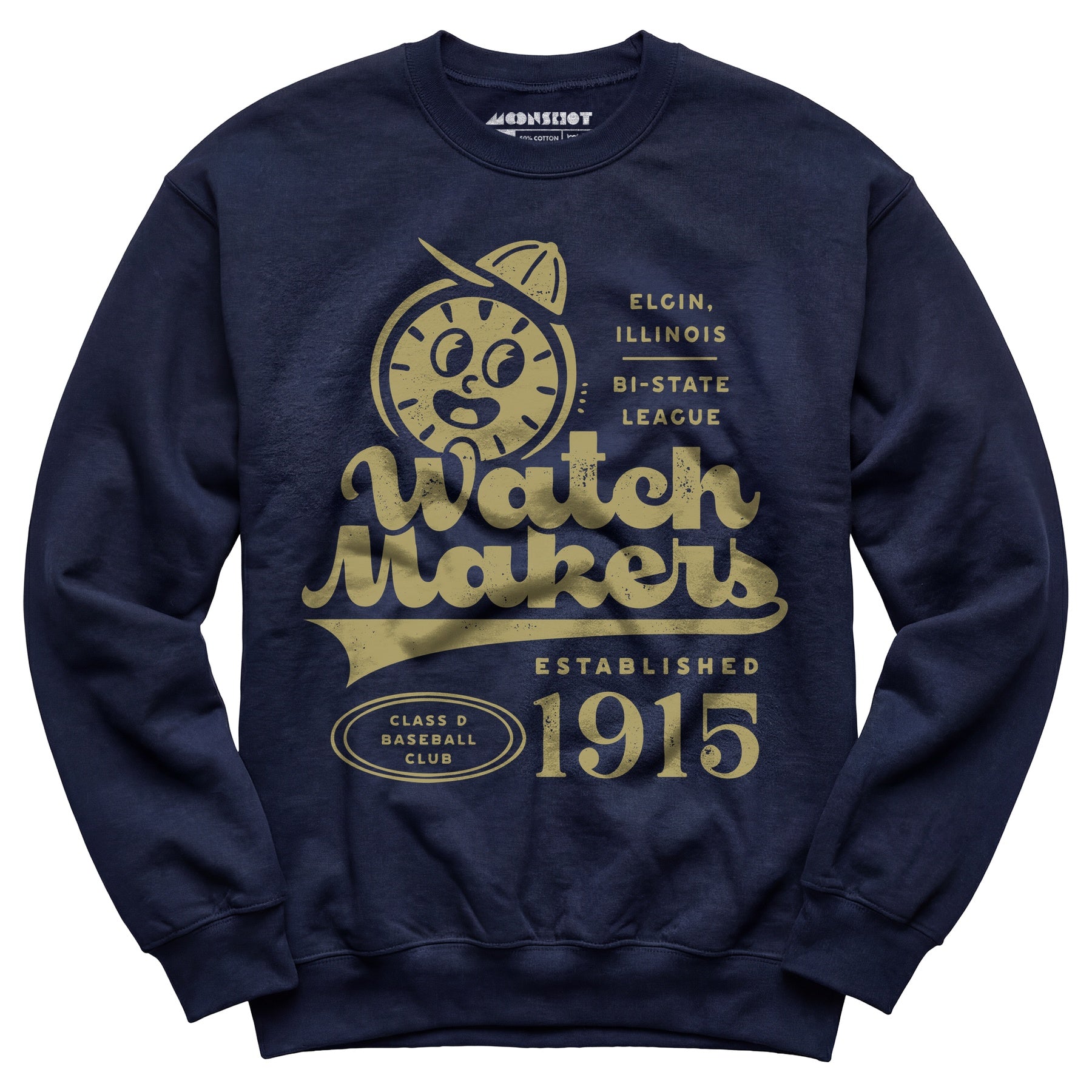 Elgin Watch Makers - Illinois - Vintage Defunct Baseball Teams - Unisex Sweatshirt