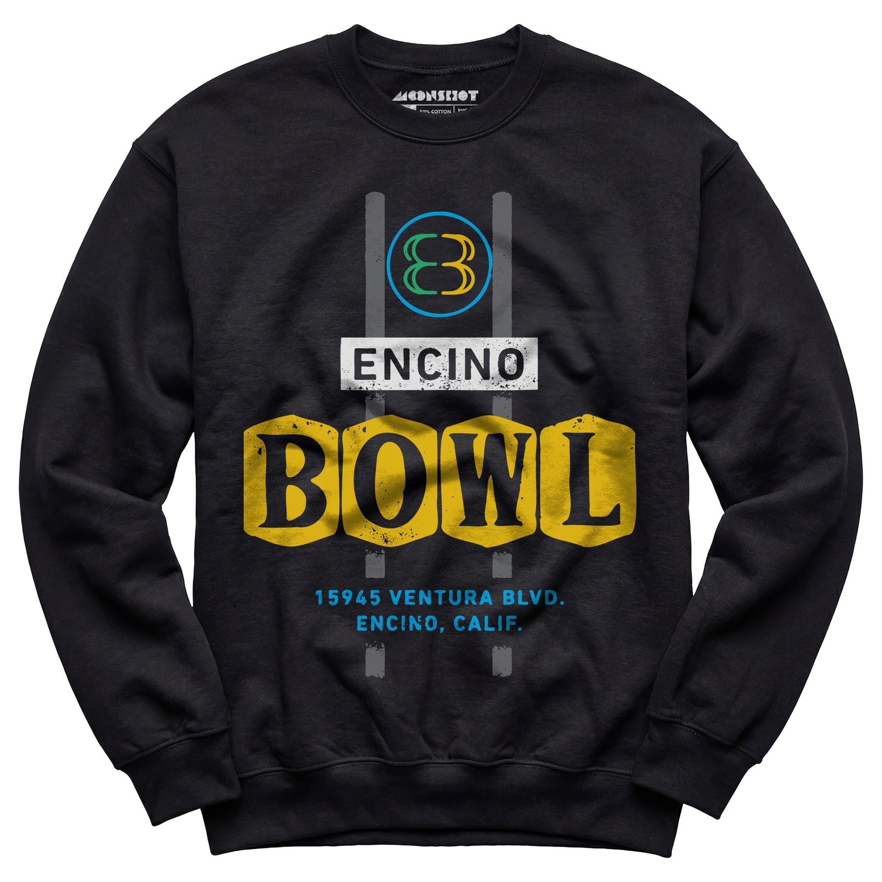 Encino Bowl - Encino, CA - Vintage Bowling Alley - Unisex Sweatshirt