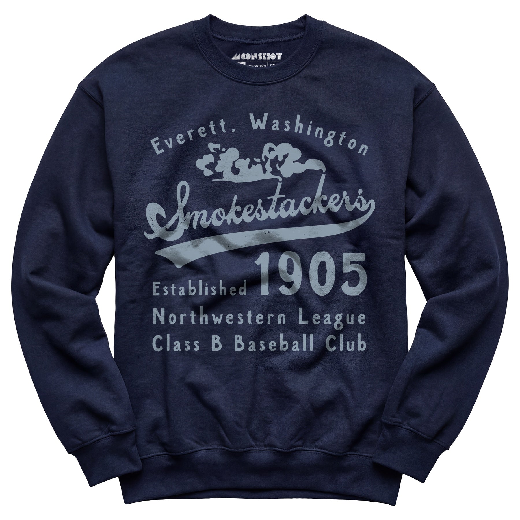 Everett Smokestackers - Washington - Vintage Defunct Baseball Teams - Unisex Sweatshirt