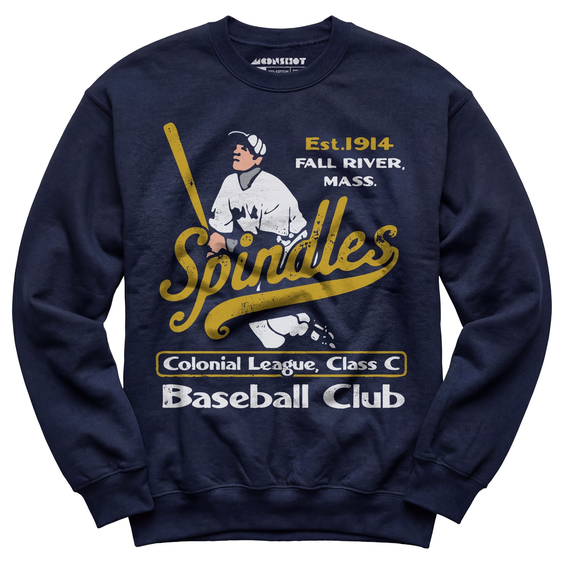 Fall River Spindles - Massachusetts - Vintage Defunct Baseball Teams - Unisex Sweatshirt