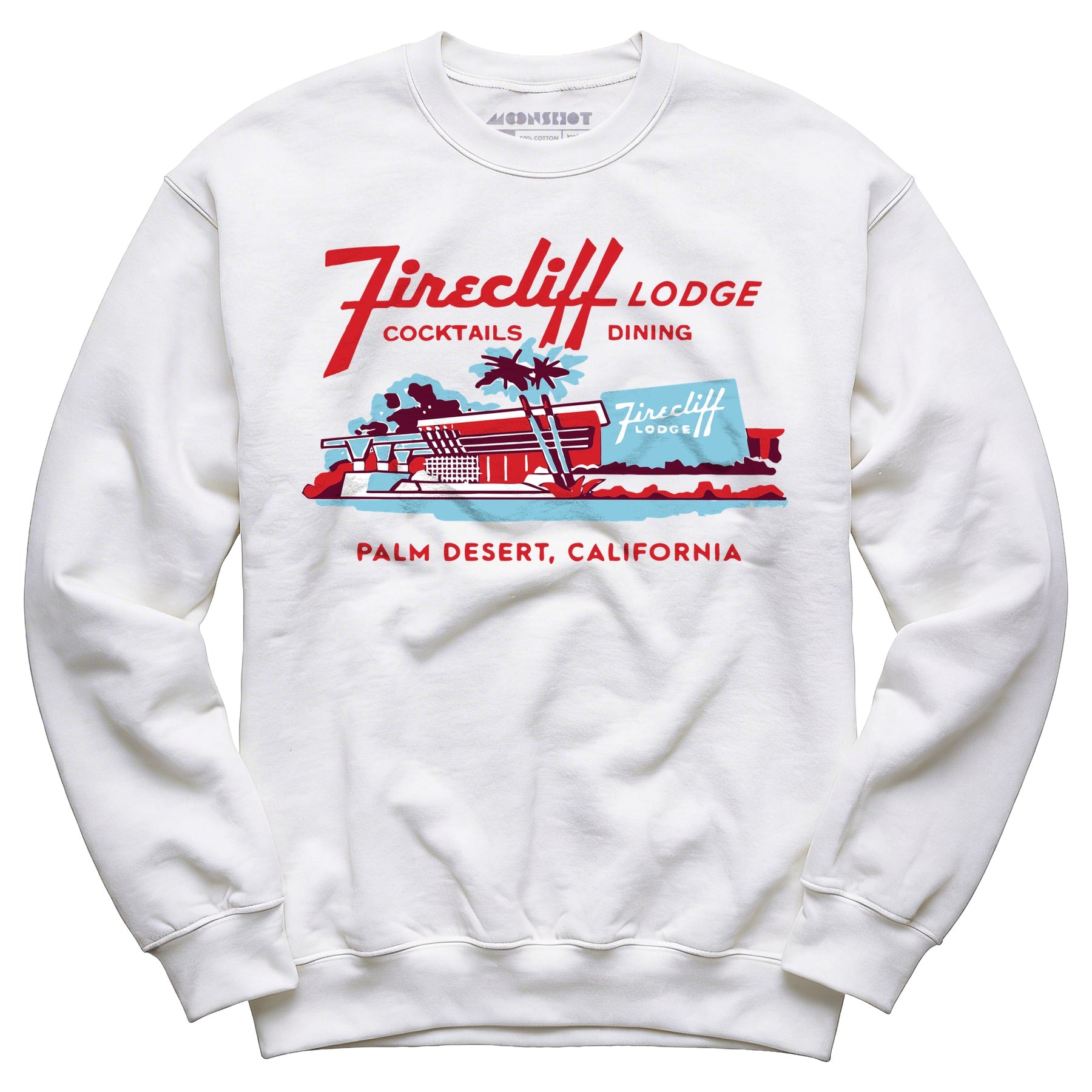 Firecliff Lodge Hotel - Vintage Greater Palm Springs, CA - Unisex Sweatshirt