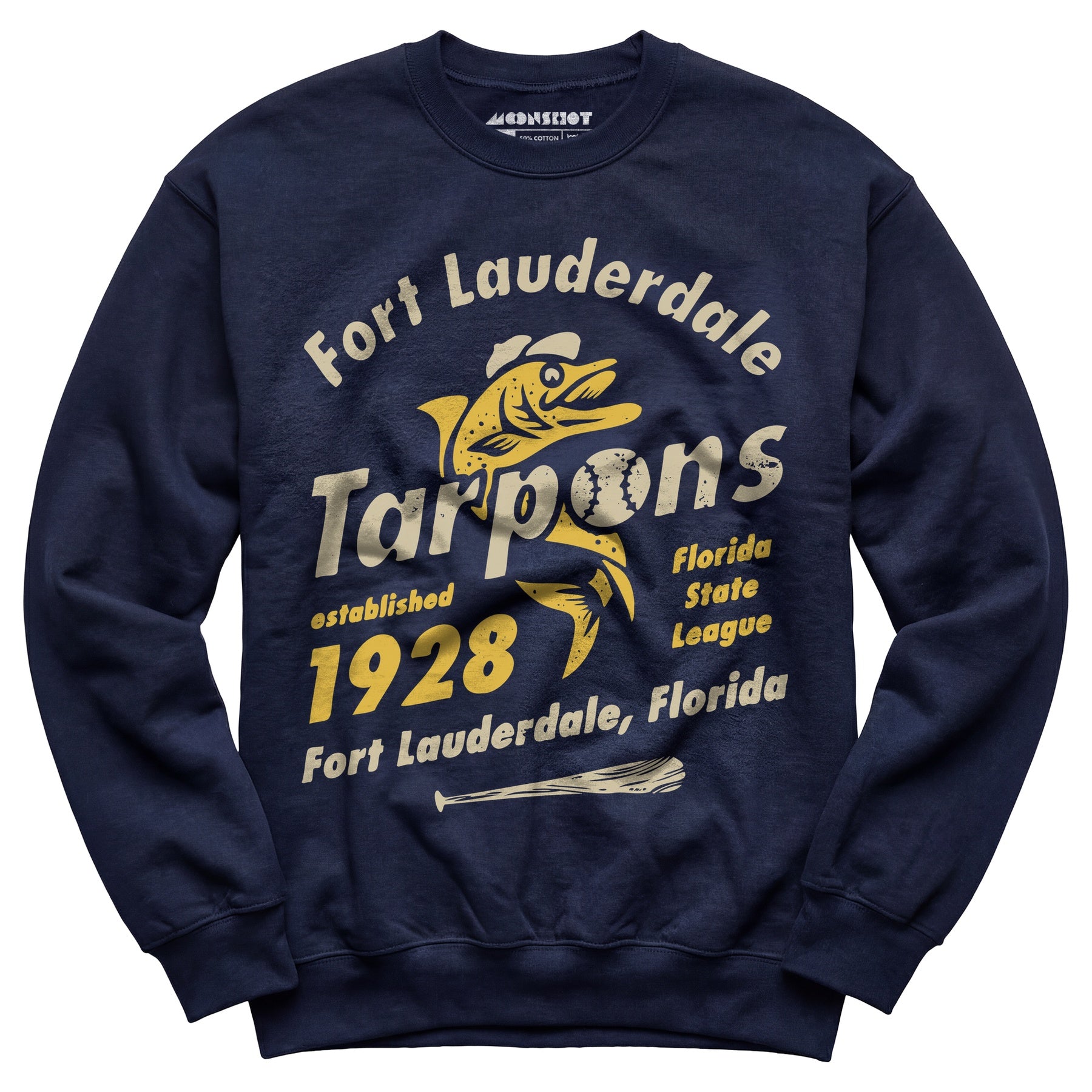 Fort Lauderdale Tarpons - Florida - Vintage Defunct Baseball Teams - Unisex Sweatshirt
