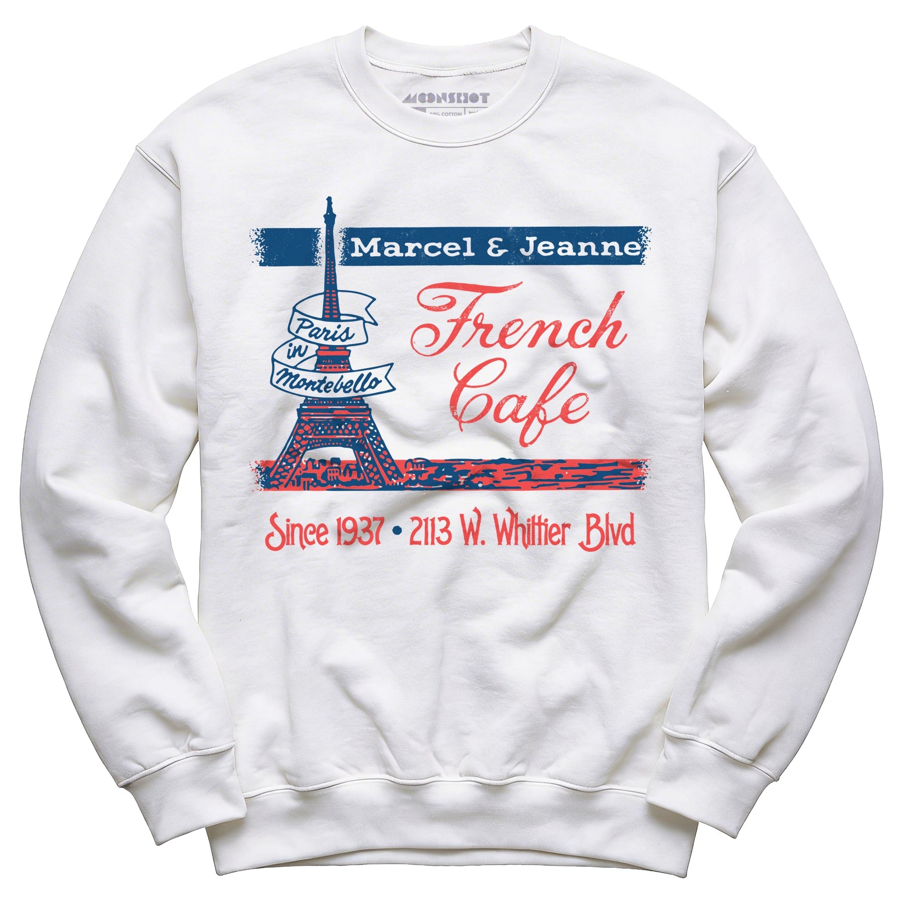 French Cafe - Montebello, CA - Vintage Restaurant - Unisex Sweatshirt