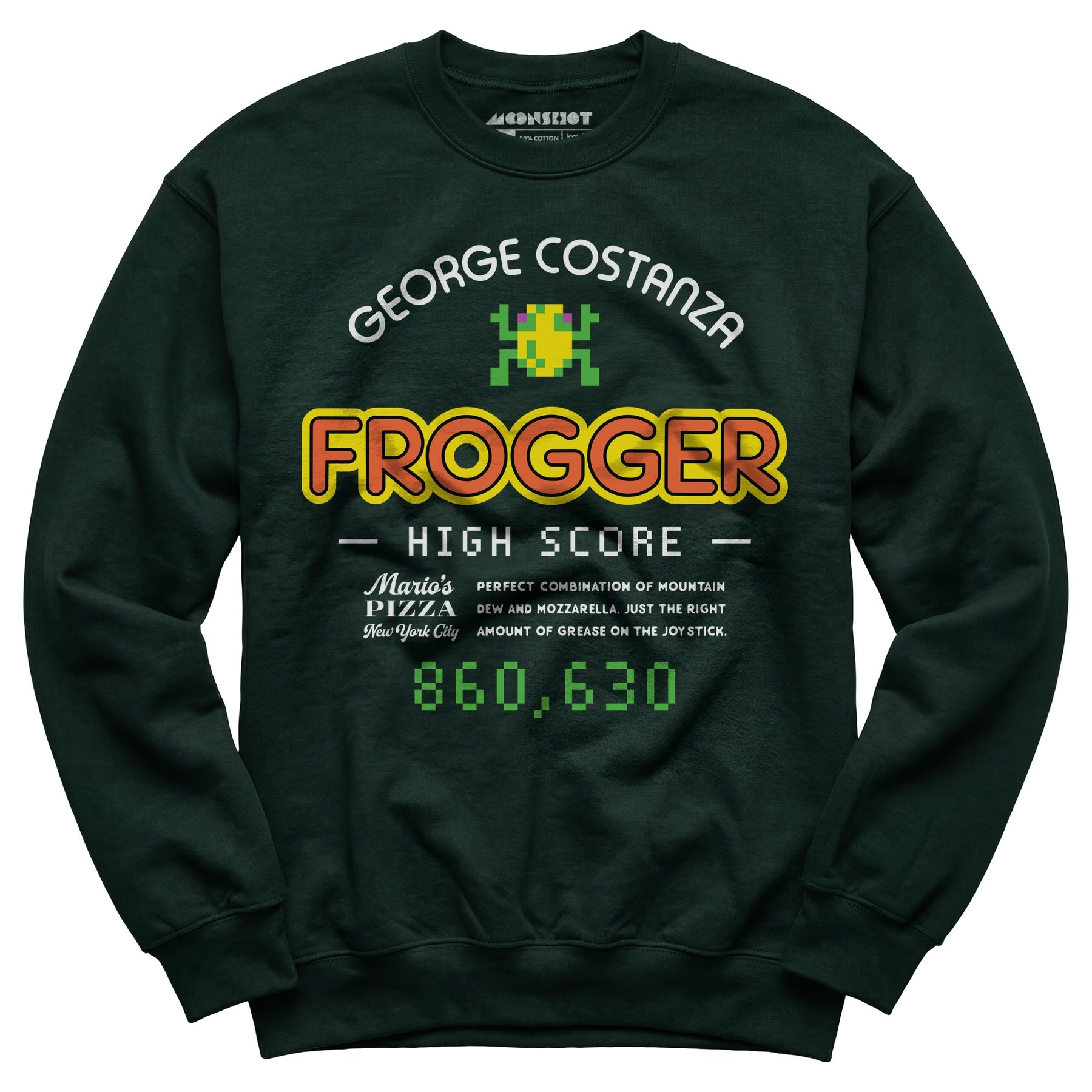 George Costanza Frogger High Score - Mario's Pizza - Unisex Sweatshirt