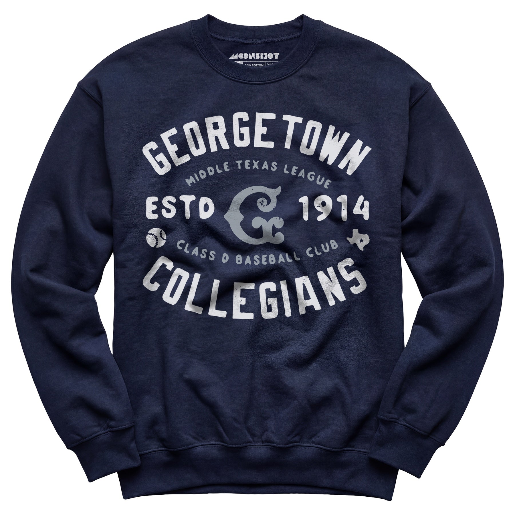 Georgetown Collegians - Texas - Vintage Defunct Baseball Teams - Unisex Sweatshirt