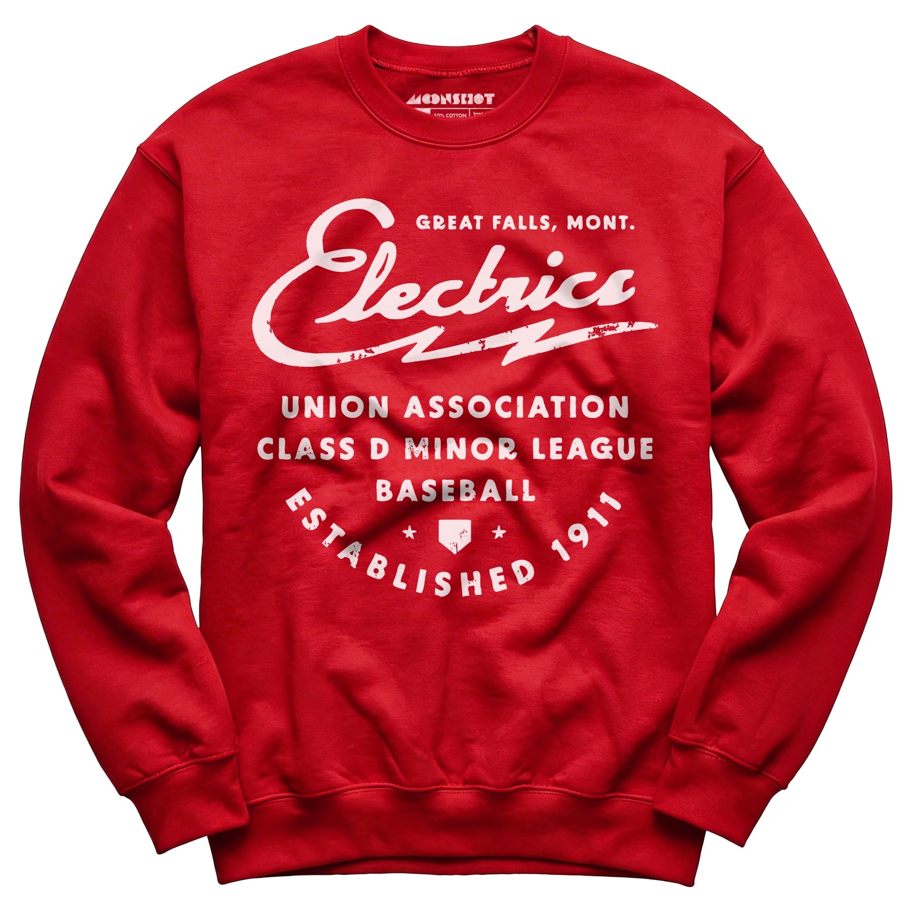 Great Falls Electrics - Montana - Vintage Defunct Baseball Teams - Unisex Sweatshirt