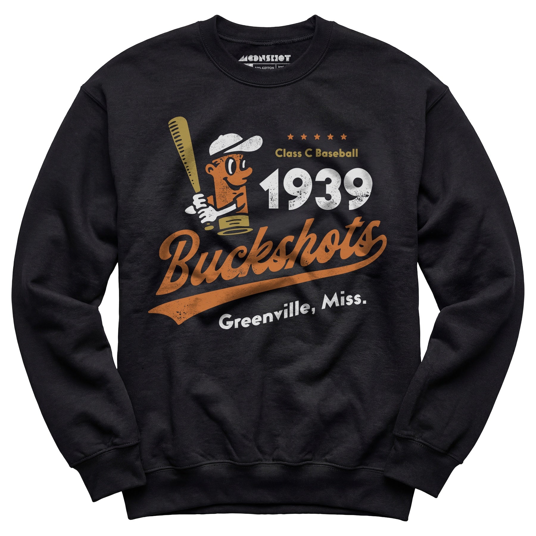 Greenville Buckshots - Mississippi - Vintage Defunct Baseball Teams - Unisex Sweatshirt