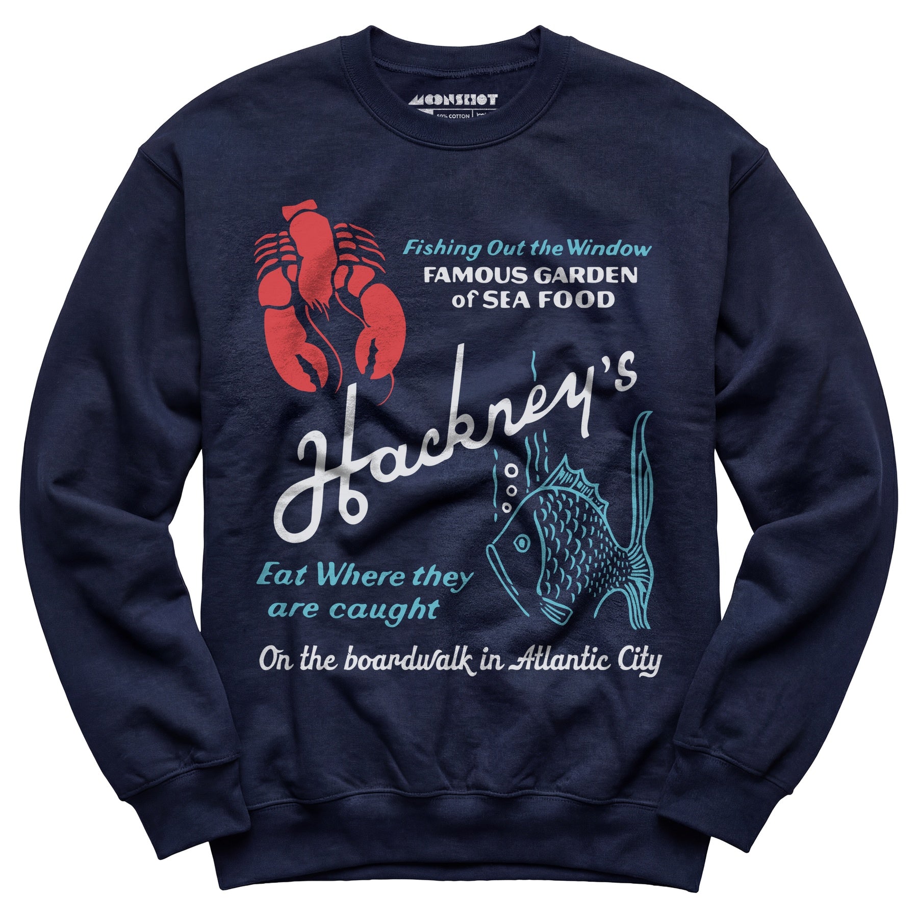 Hackney's - Atlantic City, NJ - Vintage Restaurant - Unisex Sweatshirt