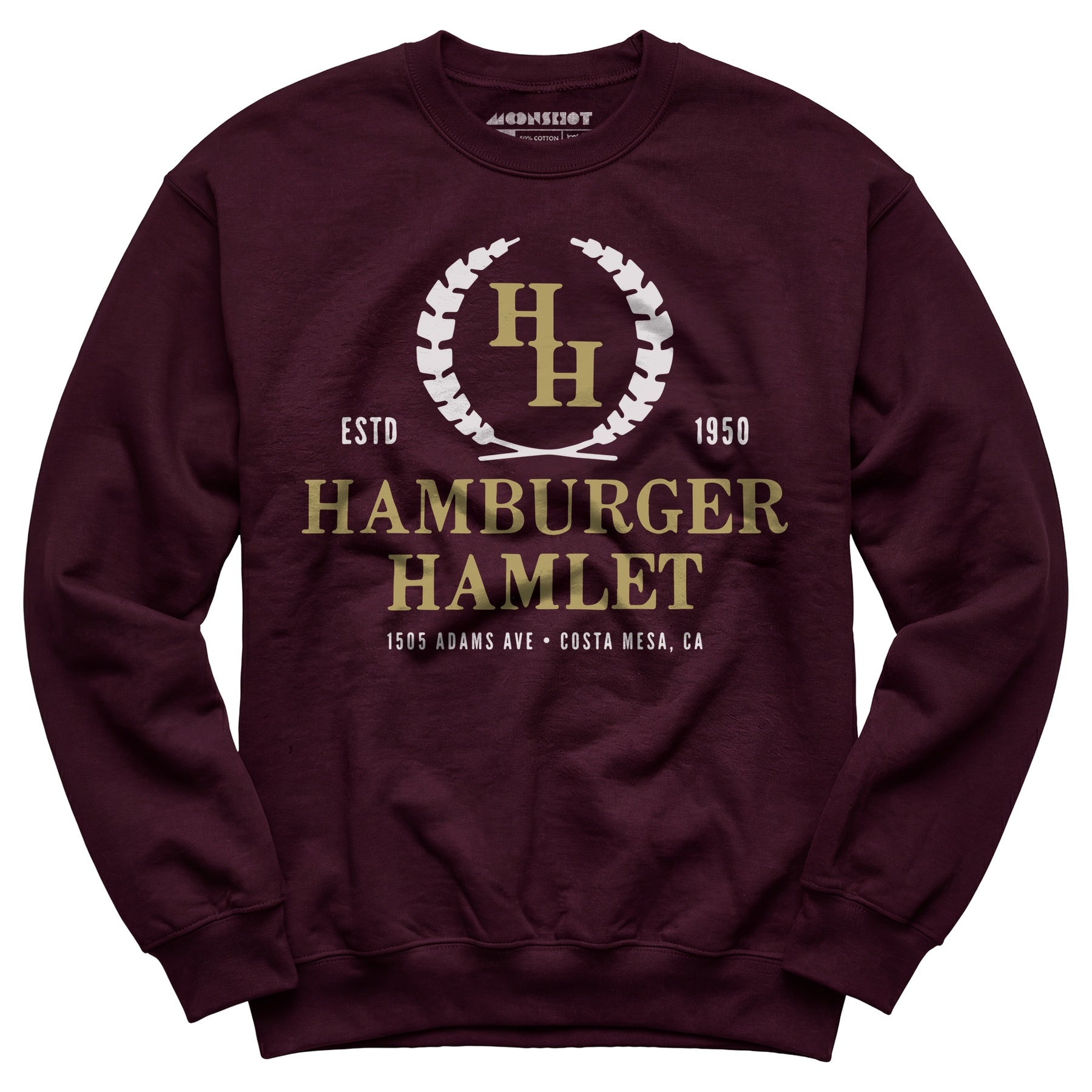 Hamburger Hamlet - Costa Mesa, CA - Vintage Restaurant - Unisex Sweatshirt