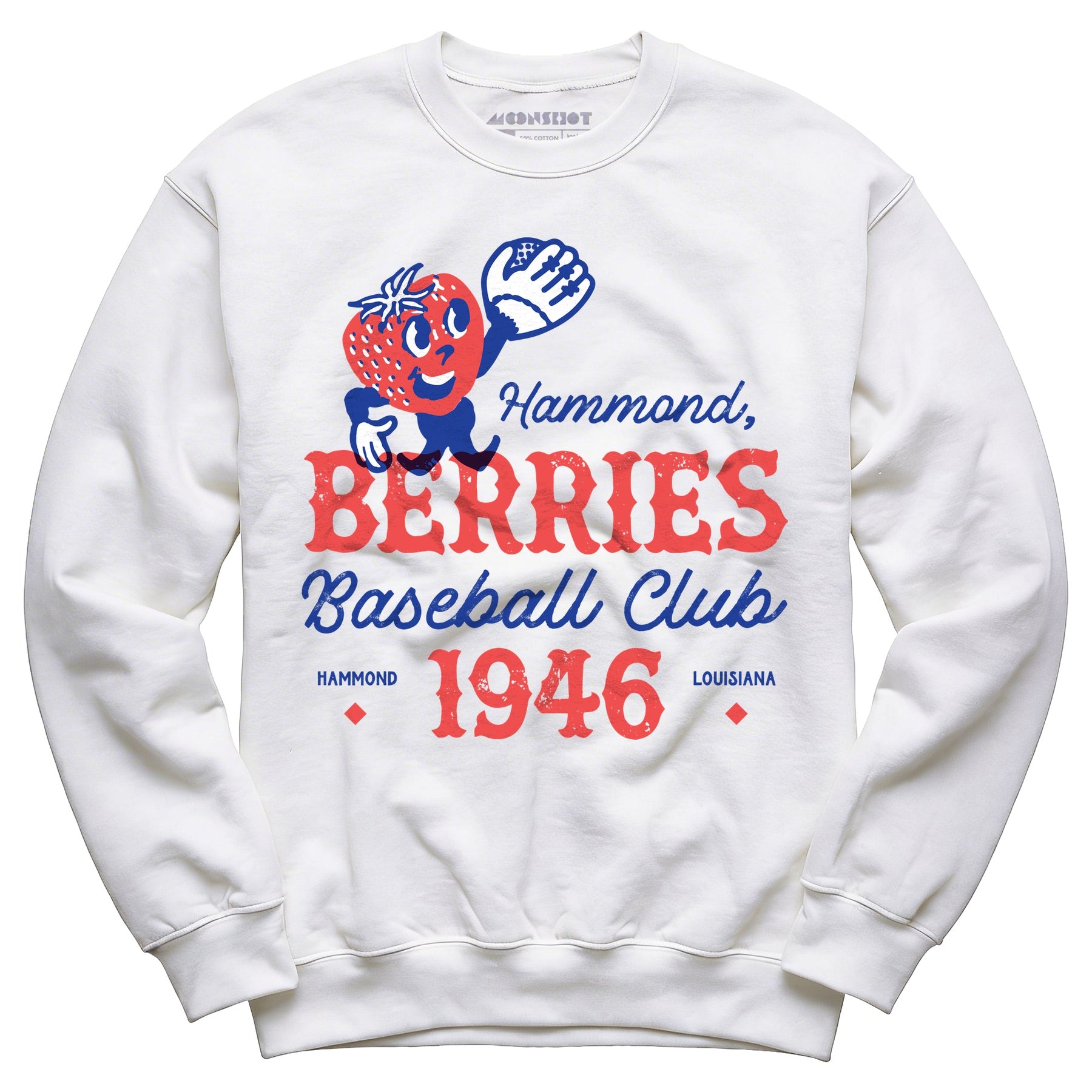 Hammond Berries - Louisiana - Vintage Defunct Baseball Teams - Unisex Sweatshirt