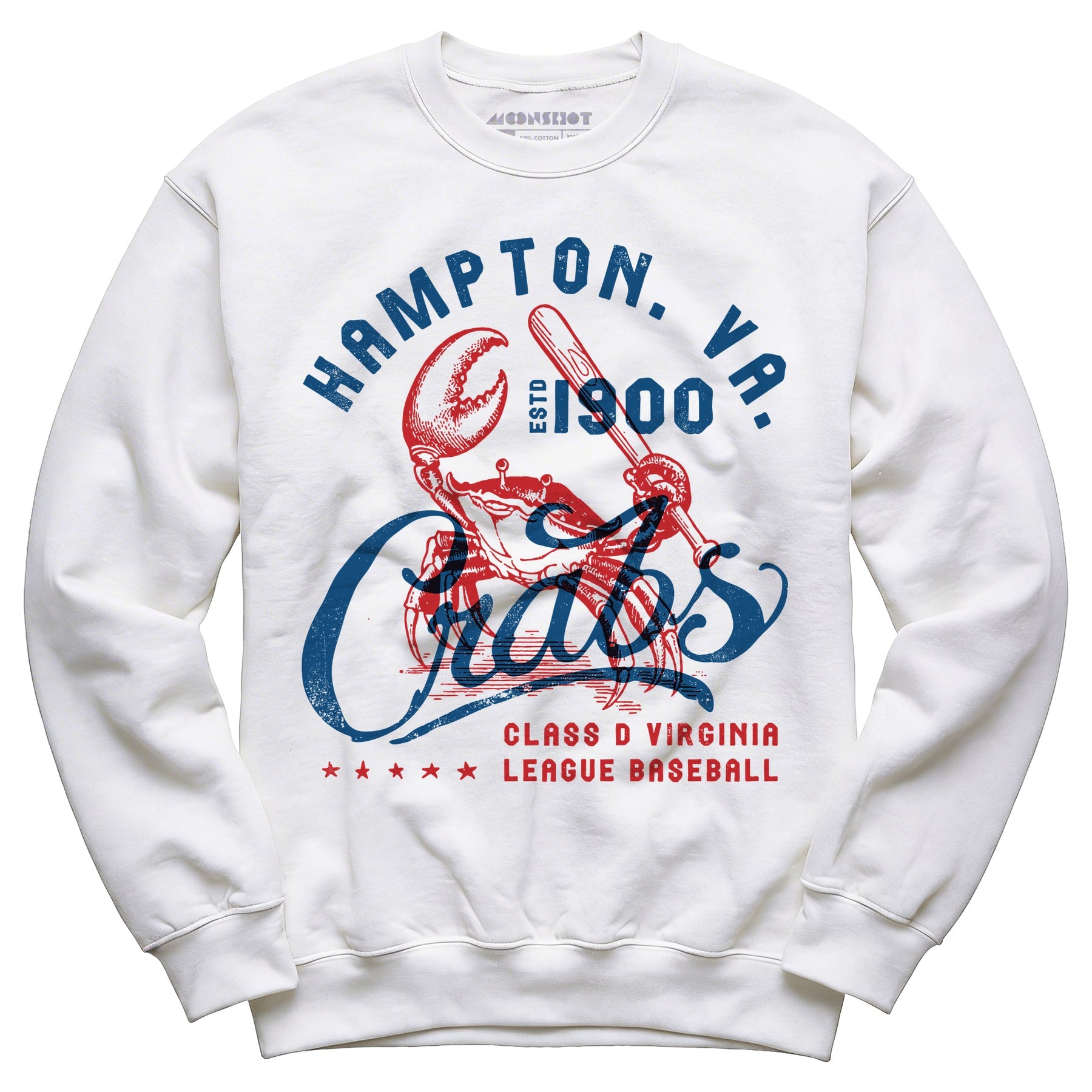 Hampton Crabs - Virginia - Vintage Defunct Baseball Teams - Unisex Sweatshirt
