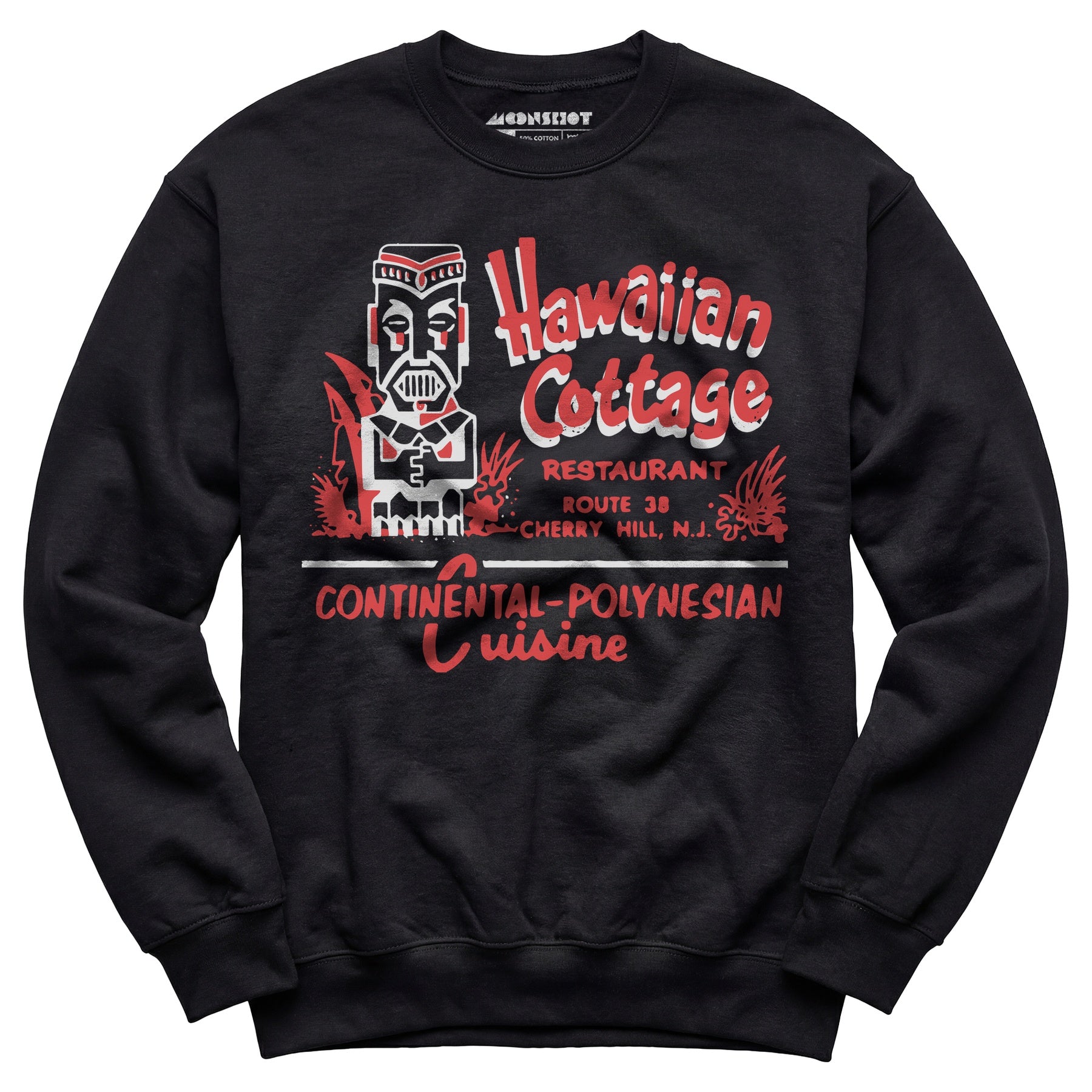 Hawaiian Cottage - Cherry Hill, NJ - Vintage Tiki Bar - Unisex Sweatshirt