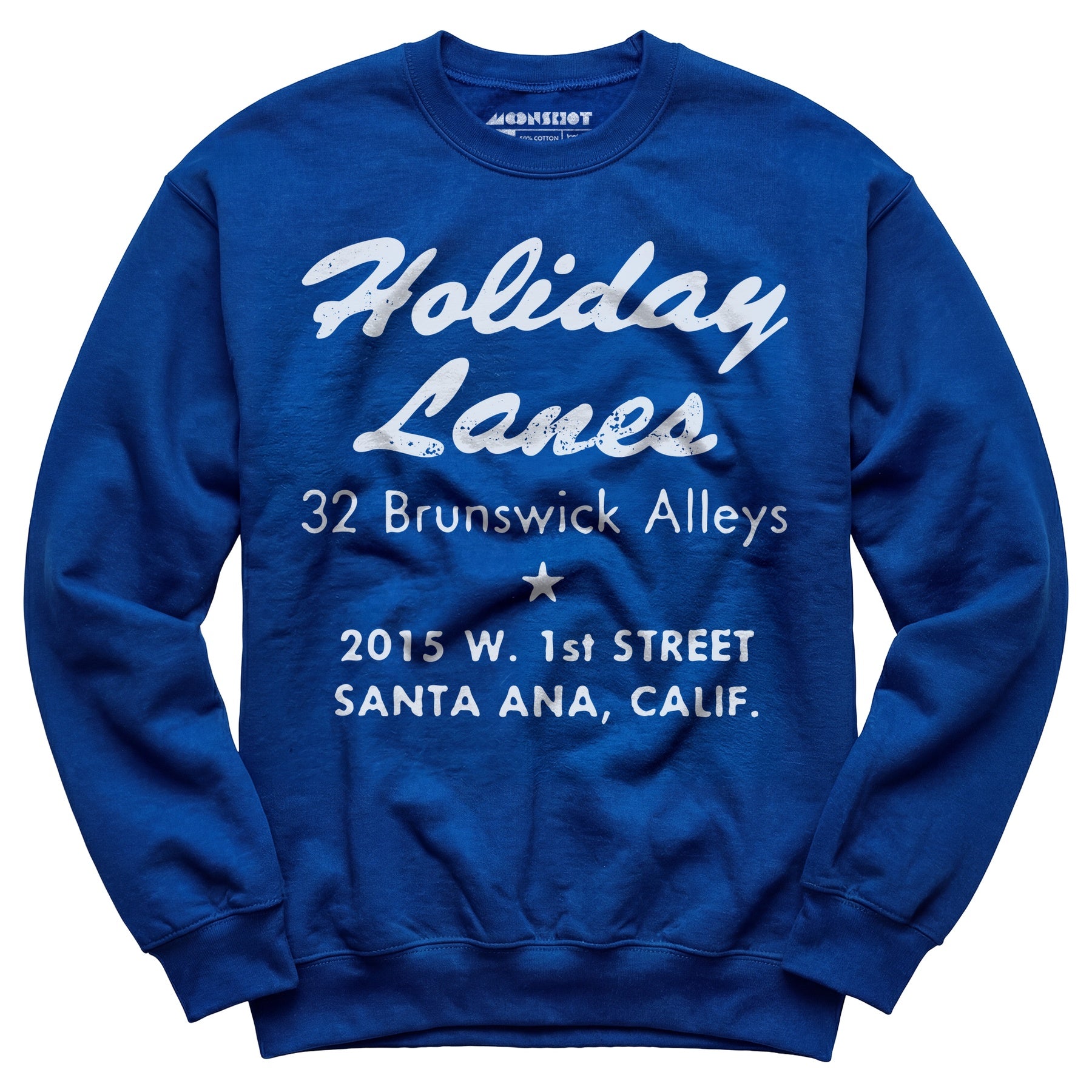 Holiday Lanes - Santa Ana, CA - Vintage Bowling Alley - Unisex Sweatshirt