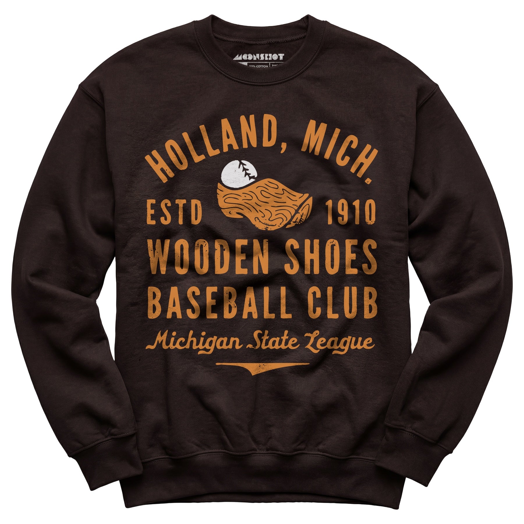 Holland Wooden Shoes - Michigan - Vintage Defunct Baseball Teams - Unisex Sweatshirt