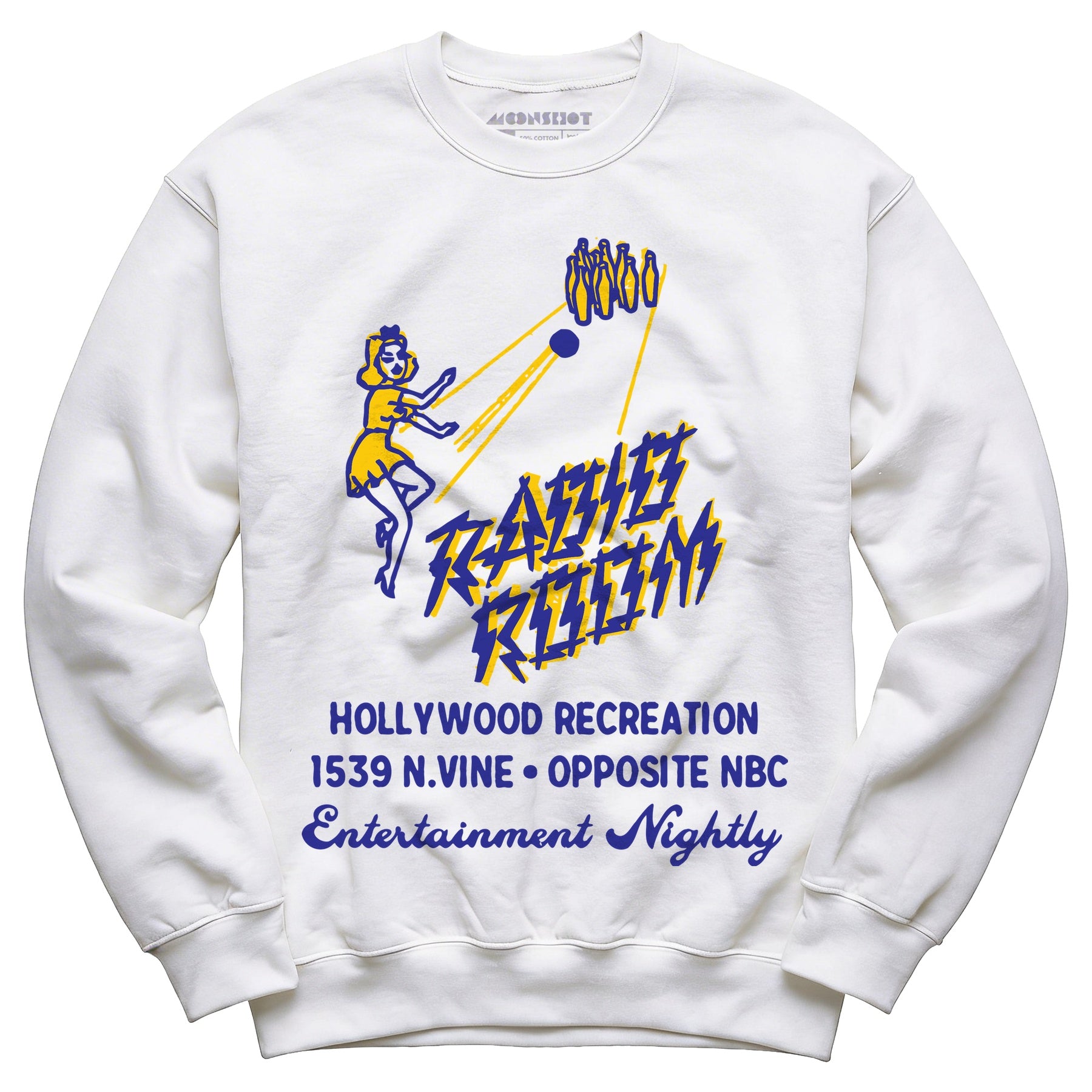 Hollywood Recreation Center - Hollywood, CA - Vintage Bowling Alley - Unisex Sweatshirt