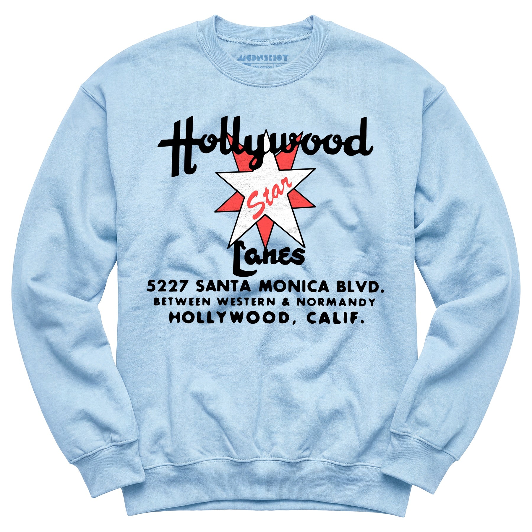 Hollywood Star Lanes v2 - Los Angeles, CA - Vintage Bowling Alley - Unisex Sweatshirt