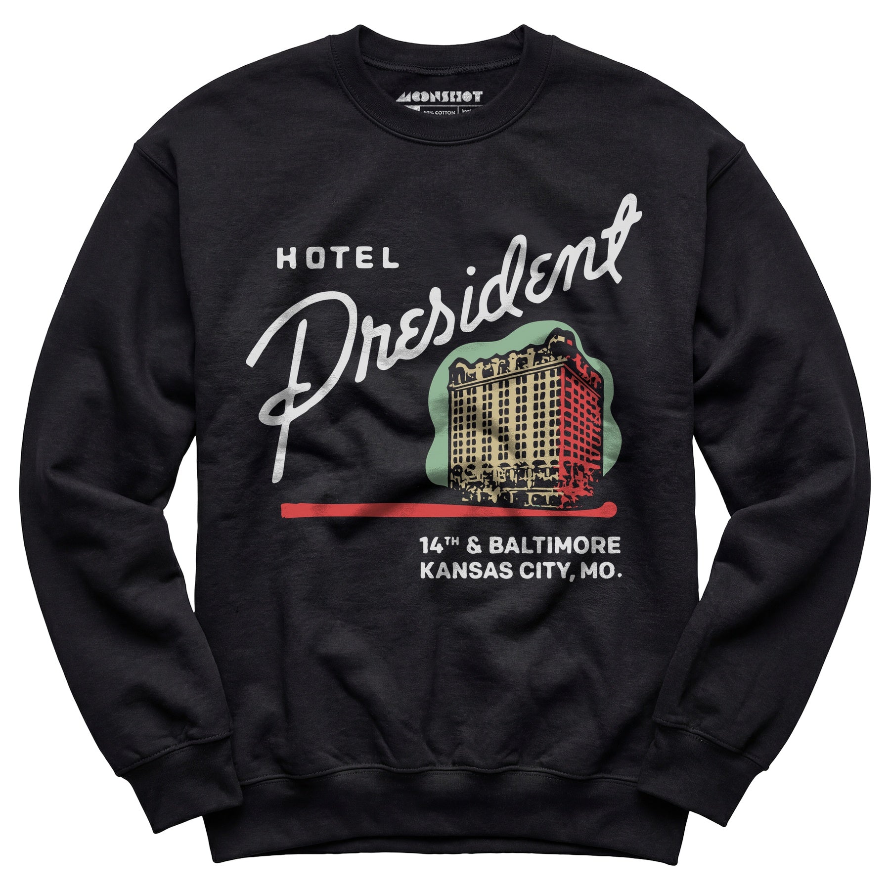 Hotel President - Kansas City, MO - Vintage Hotel - Unisex Sweatshirt