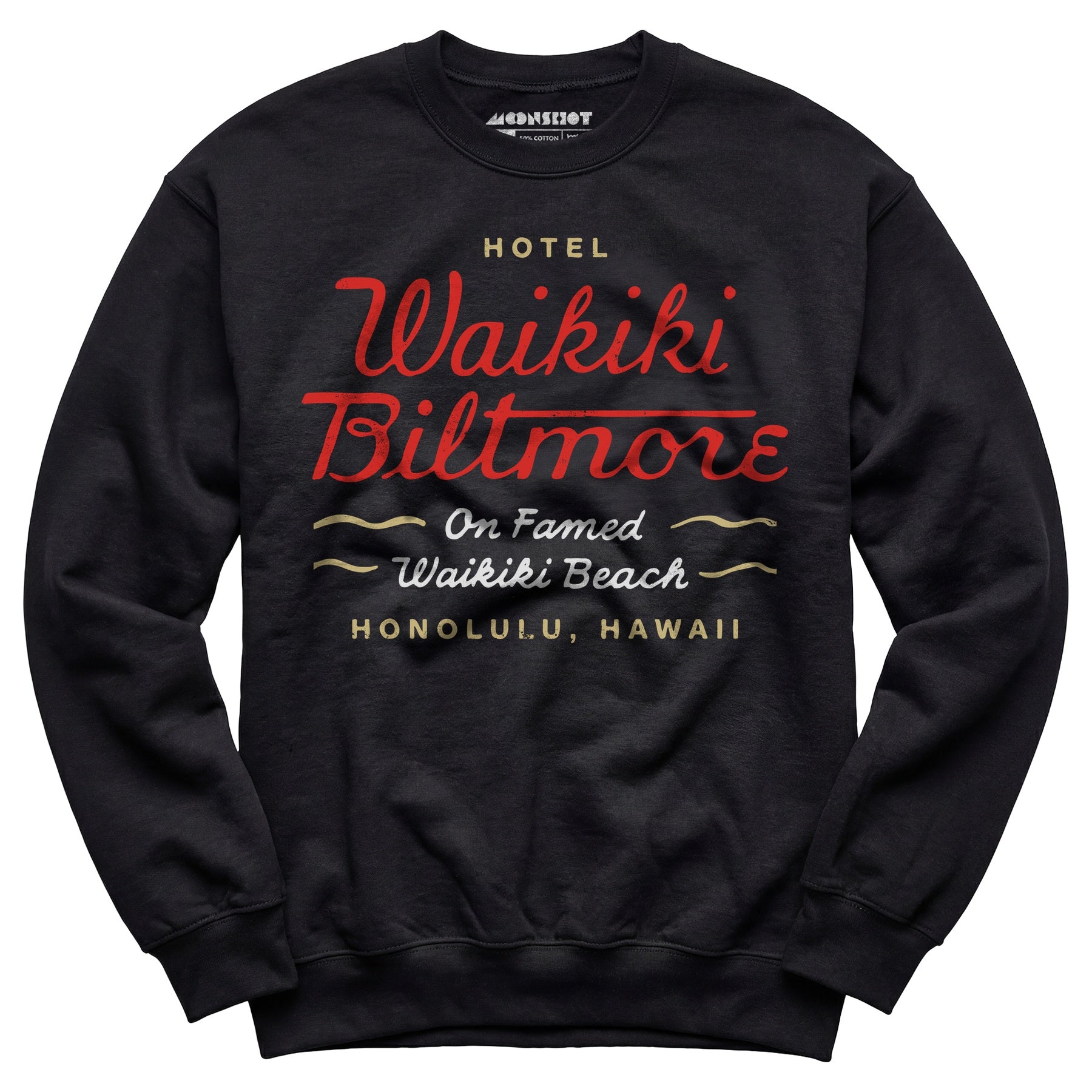 Hotel Waikiki Biltmore - Honolulu, Hawaii - Vintage Hotels - Unisex Sweatshirt
