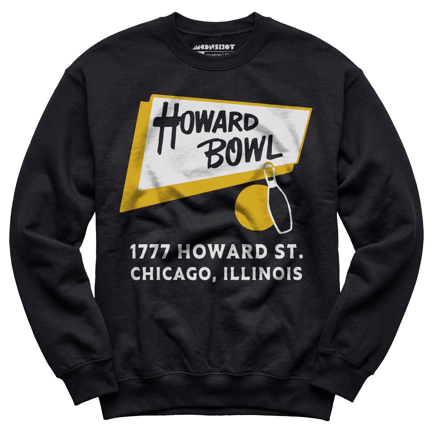Howard Bowl - Chicago, IL - Vintage Bowling Alley - Unisex Sweatshirt