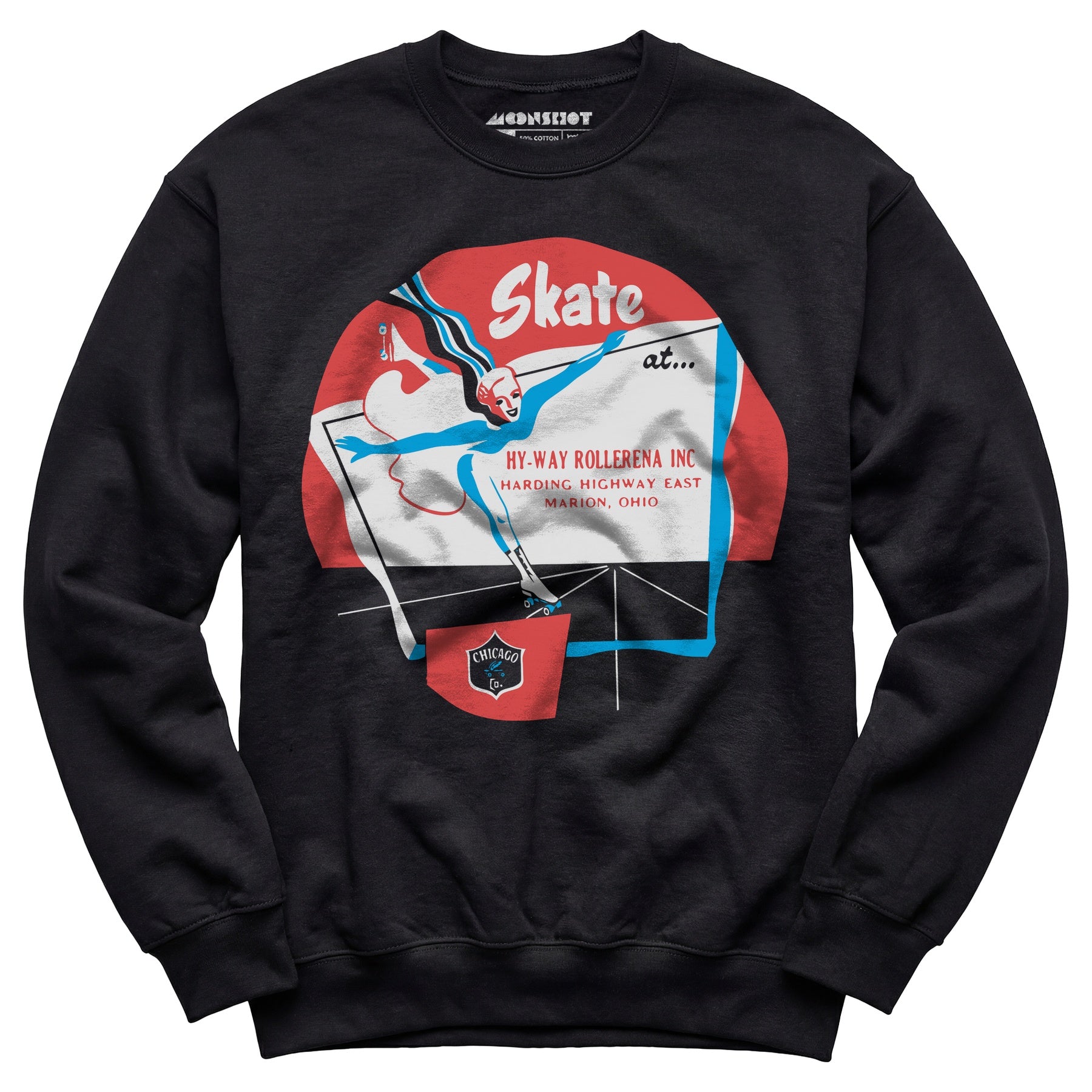Hy-Way Rollerena - Marion, OH - Vintage Roller Rink - Unisex Sweatshirt