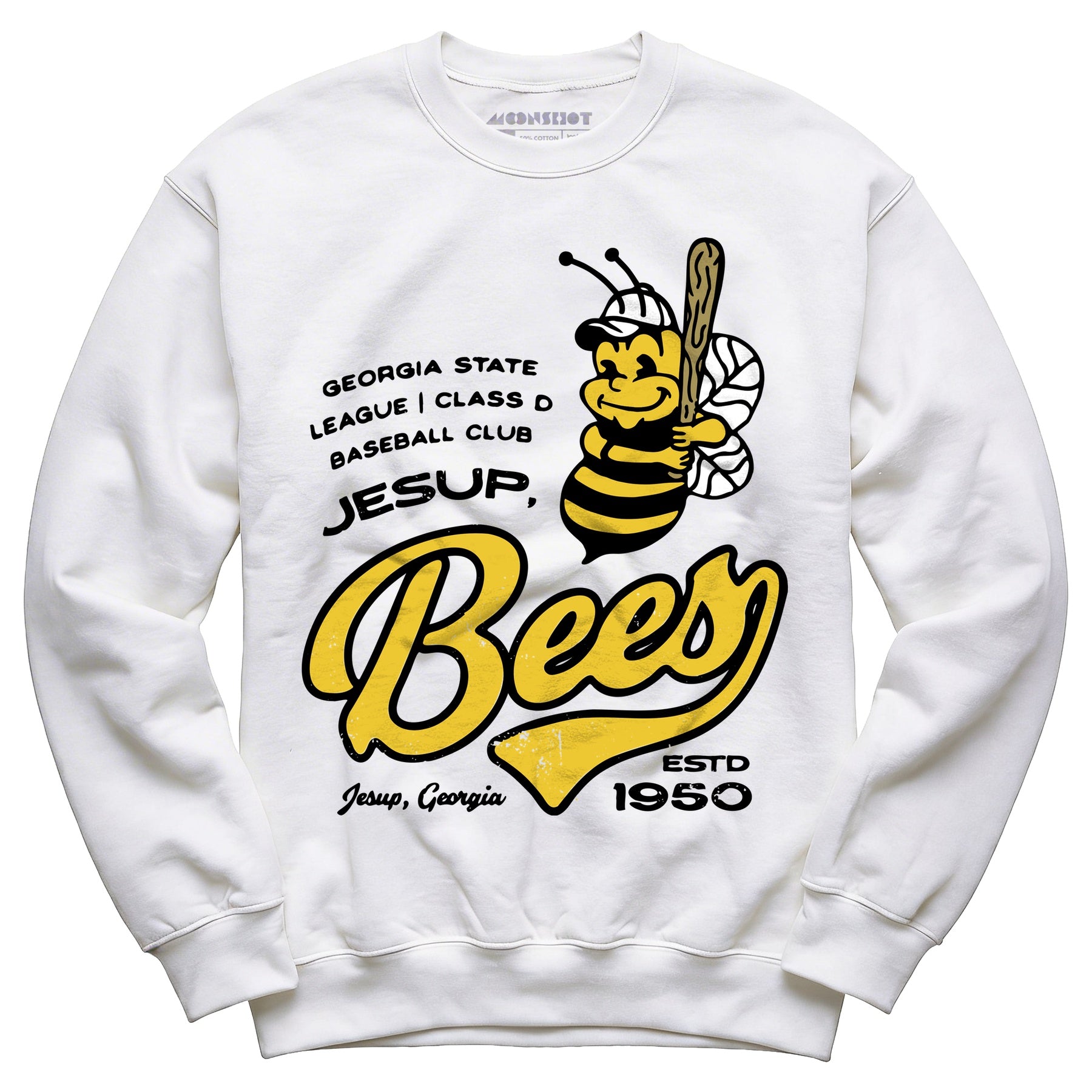 Jesup Bees - Georgia - Vintage Defunct Baseball Teams - Unisex Sweatshirt