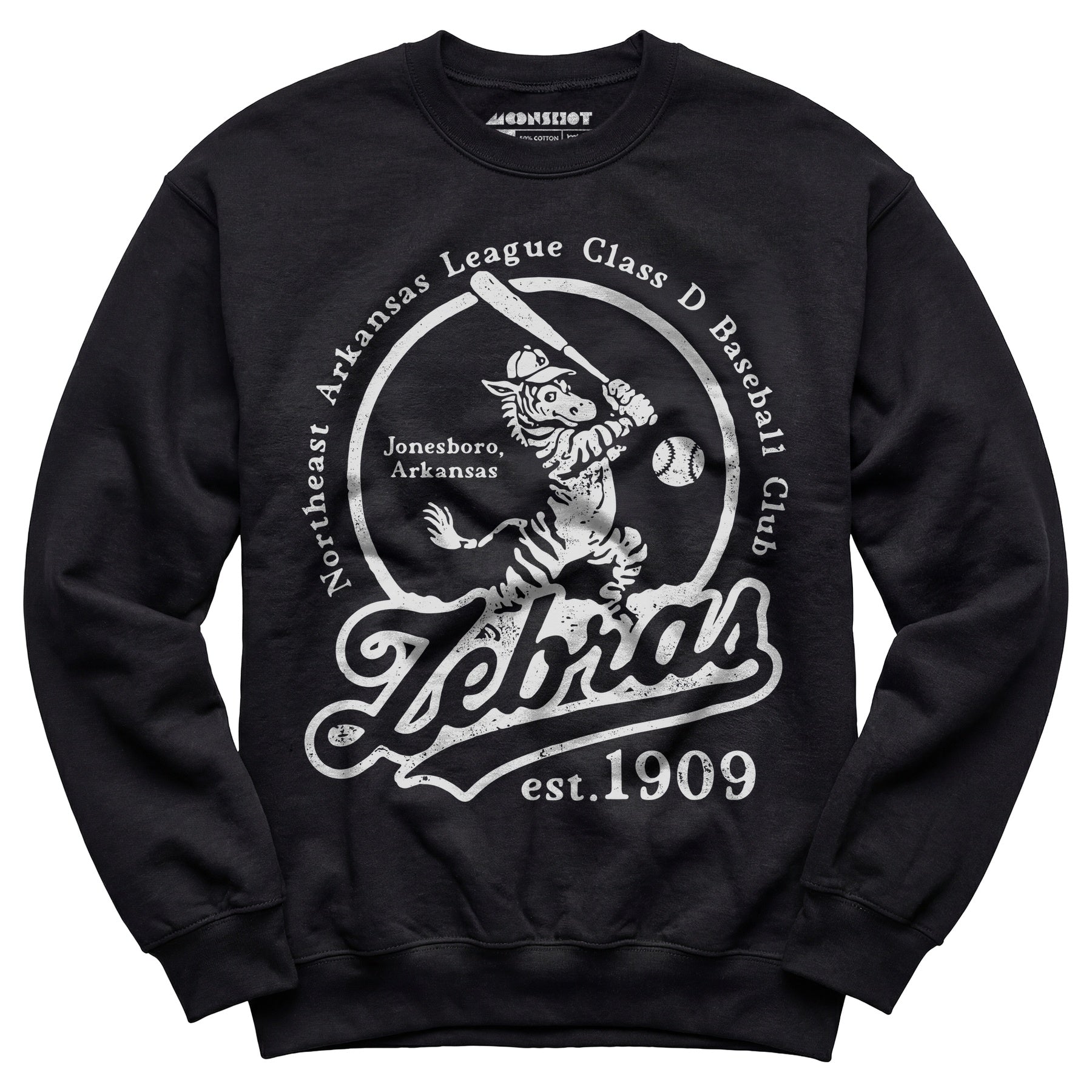 Jonesboro Zebras - Arkansas - Vintage Defunct Baseball Teams - Unisex Sweatshirt
