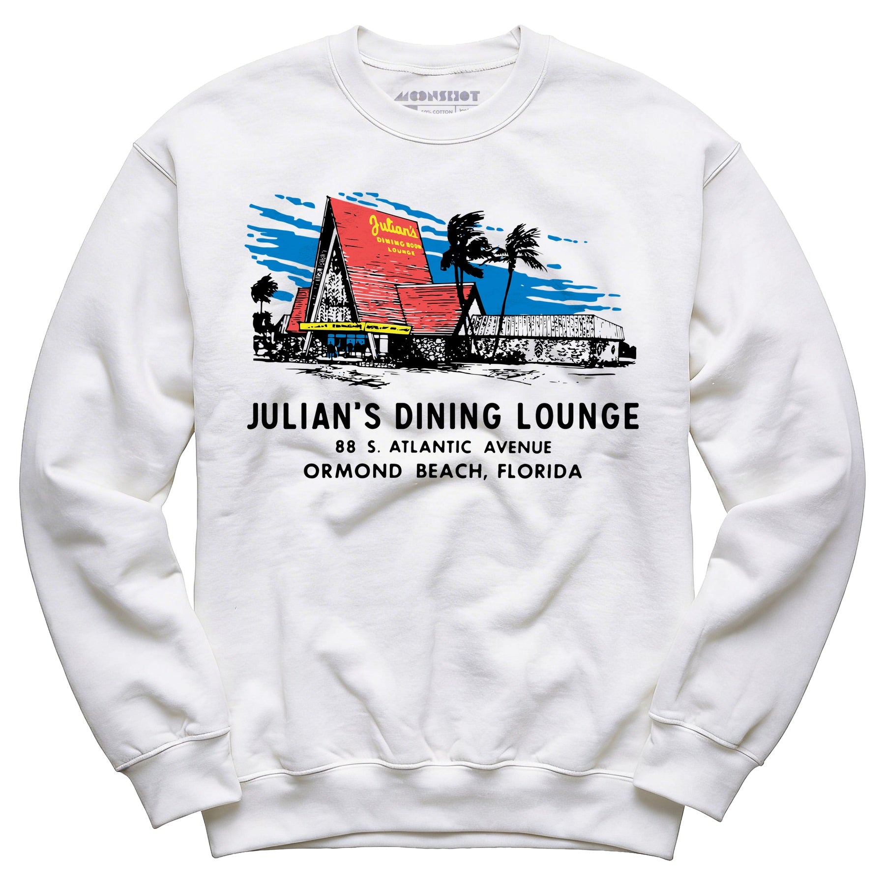 Julian's Dining Lounge - Ormond Beach, FL - Vintage Restaurant - Unisex Sweatshirt