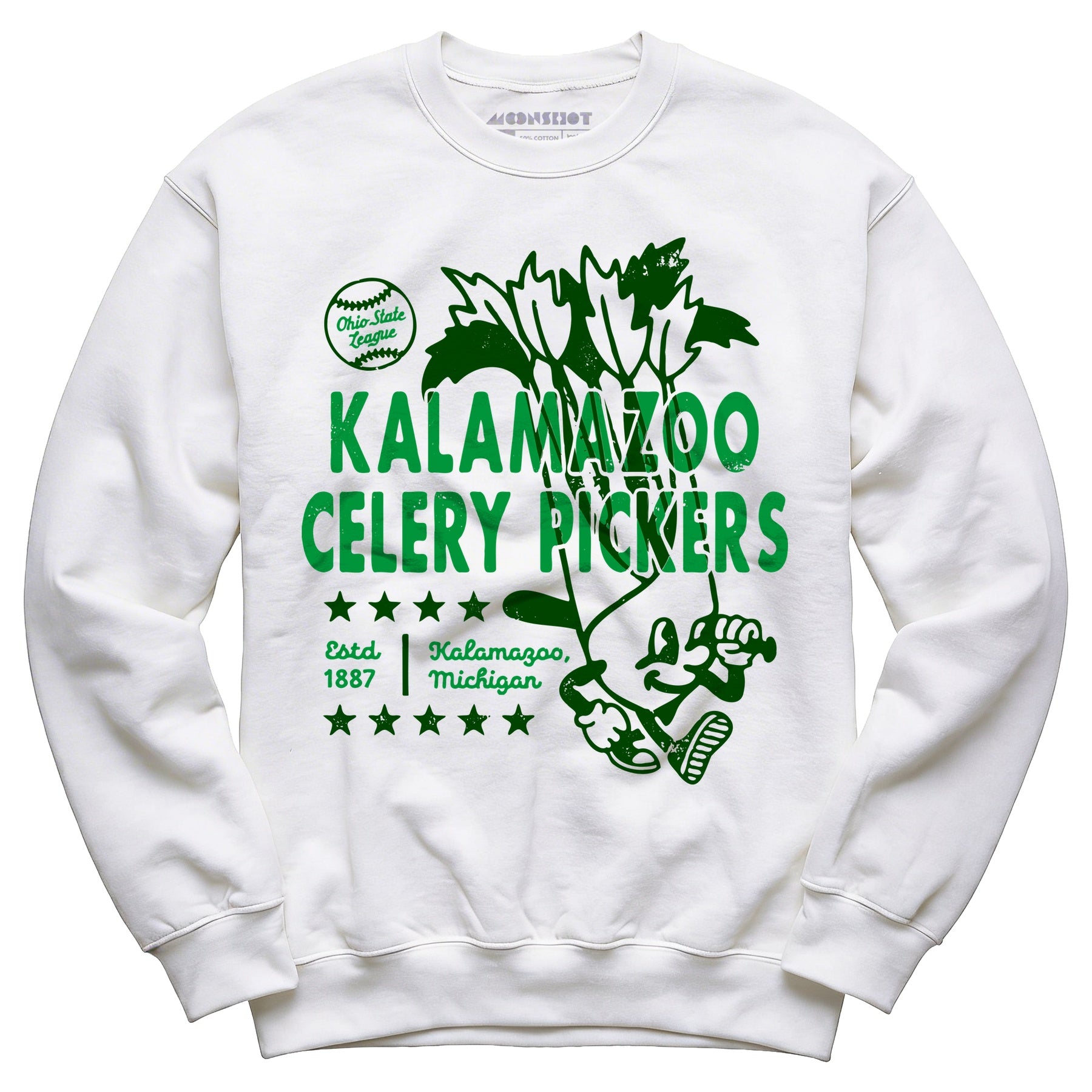 Kalamazoo Celery Pickers - Michigan - Vintage Defunct Baseball Teams - Unisex Sweatshirt