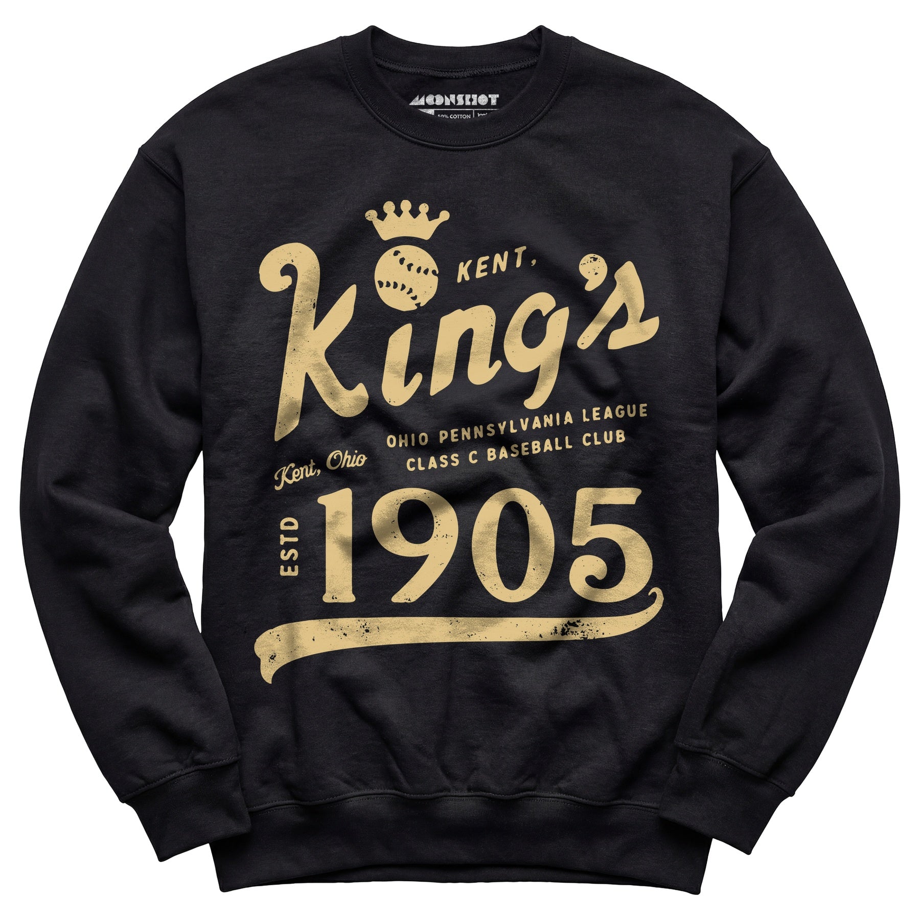Kent Kings - Ohio - Vintage Defunct Baseball Teams - Unisex Sweatshirt