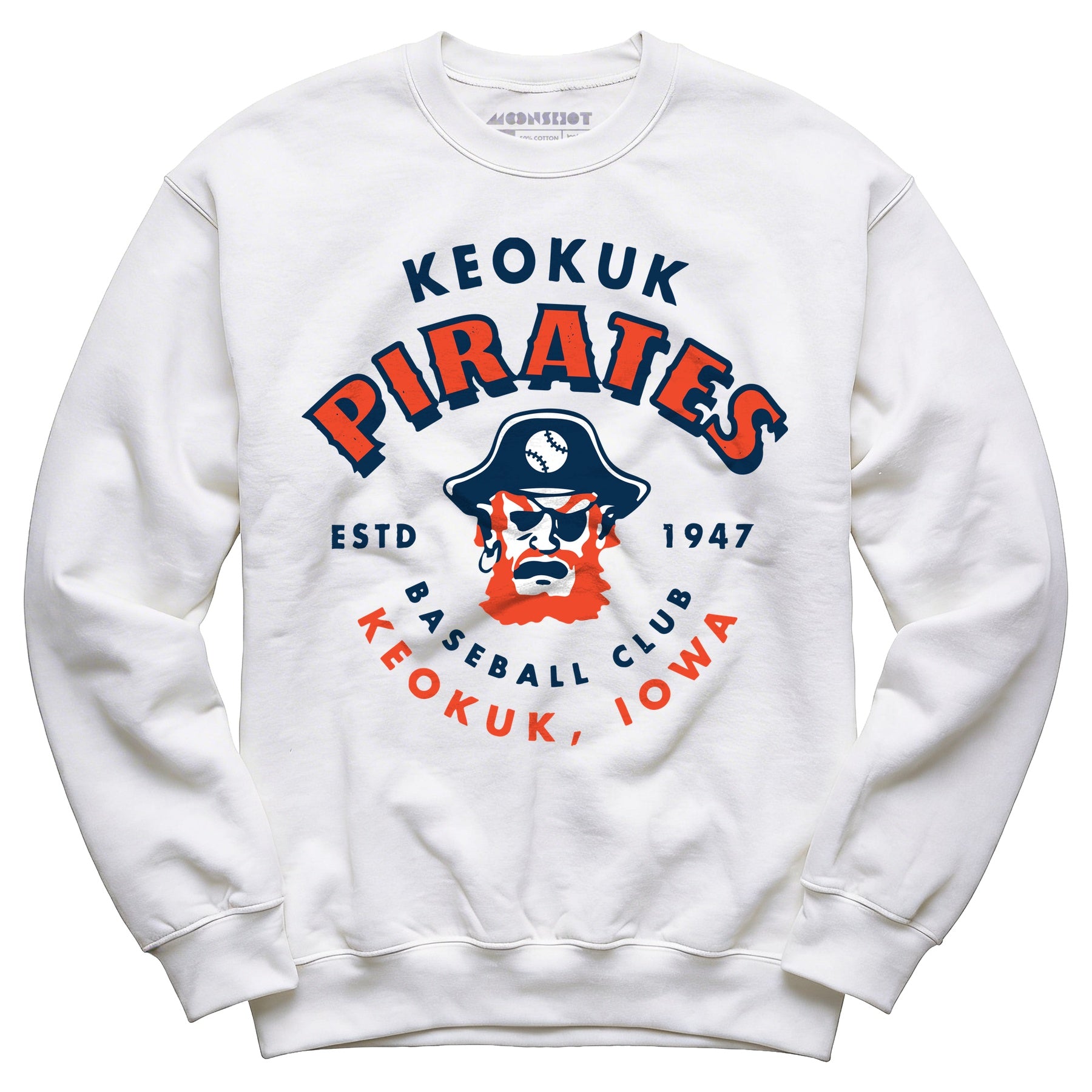 Keokuk Pirates - Iowa - Vintage Defunct Baseball Teams - Unisex Sweatshirt