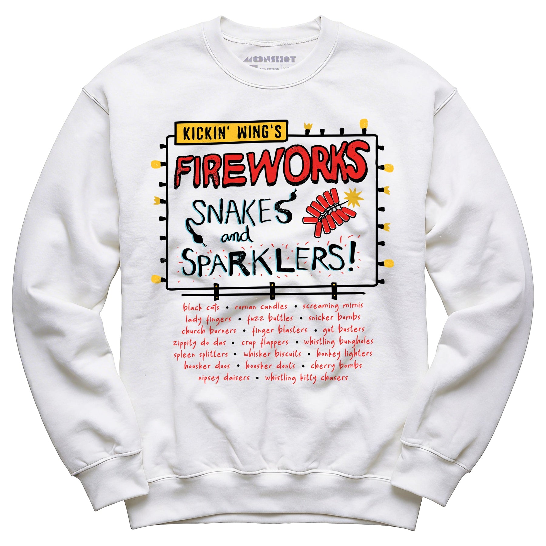 Kickin' Wing's Fireworks - Unisex Sweatshirt