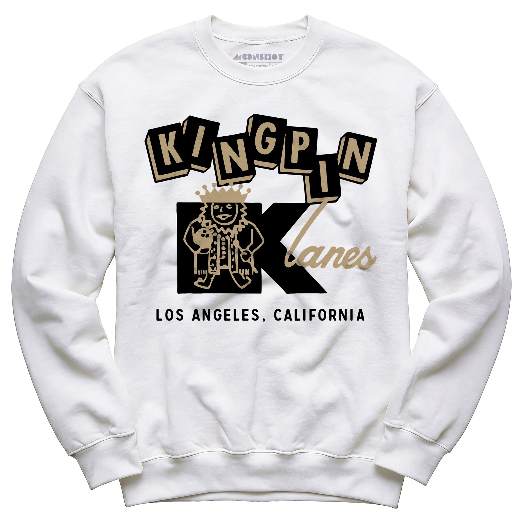 Kingpin Lanes - Los Angeles, CA - Vintage Bowling Alley - Unisex Sweatshirt